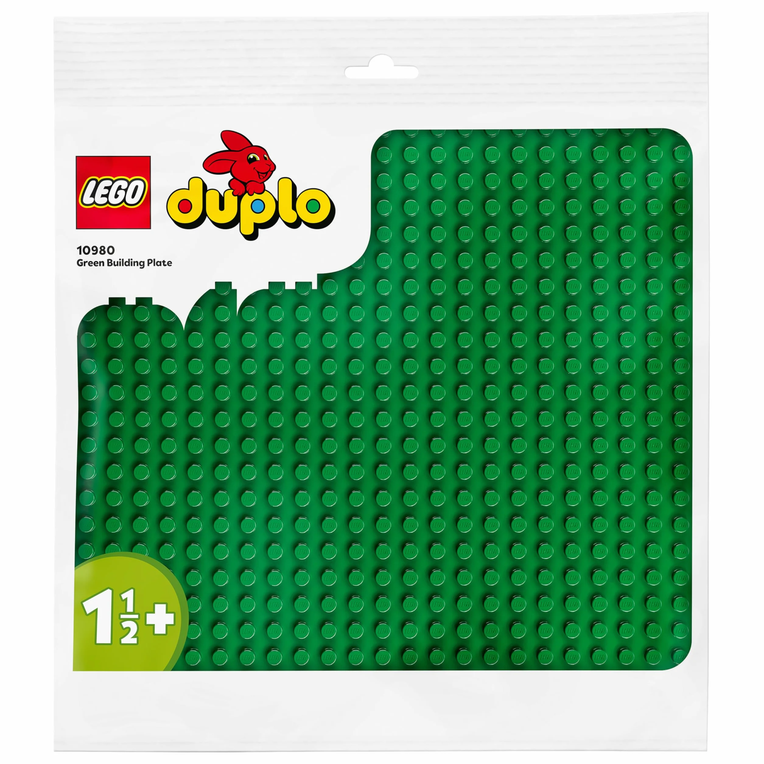 LEGO DUPLO 10980 Zielona Płytka Konstrukcyjna pod Klocki, Prezent dla Chłopców i Dziewczynek, na Urodziny, Roczek