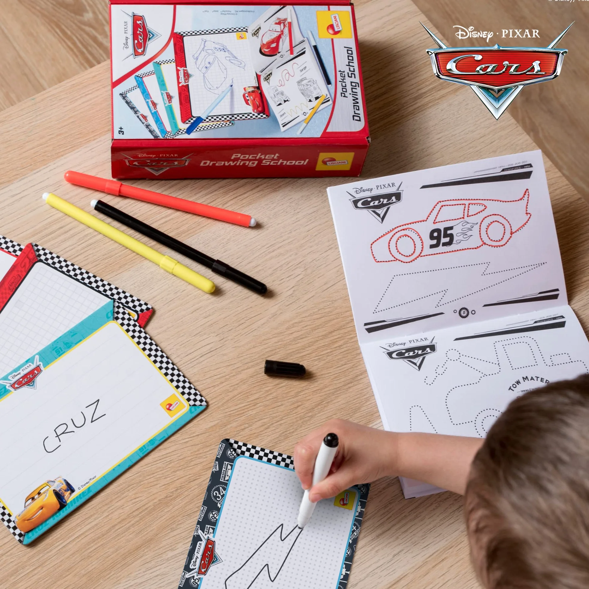 Lisciani Cars Pocket Drawing School, Kolor, 92208