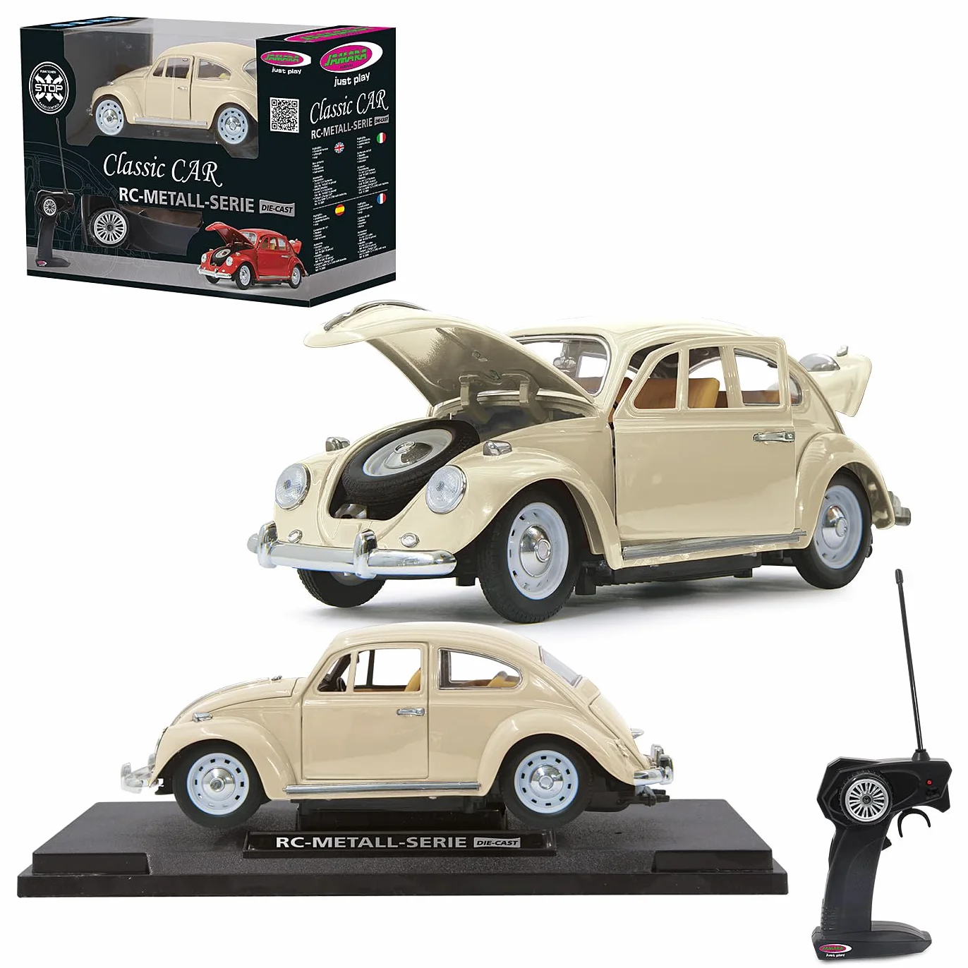 Jamara, RC VW Beetle, 1:18 RC odlew ciśnieniowy