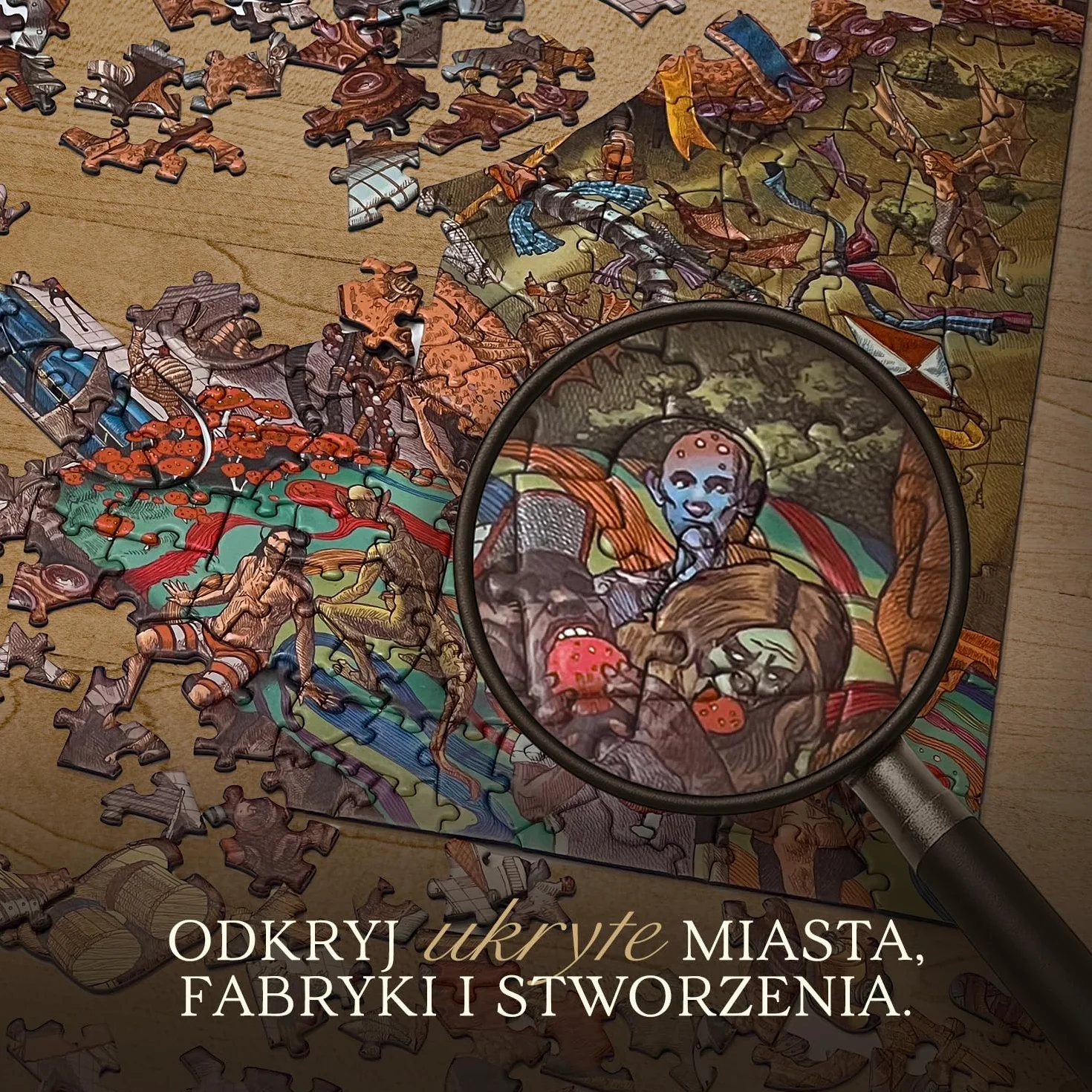 Octopolis 1000-Elementowe Puzzle dla Dorosłych z Motywem Ośmiornicy