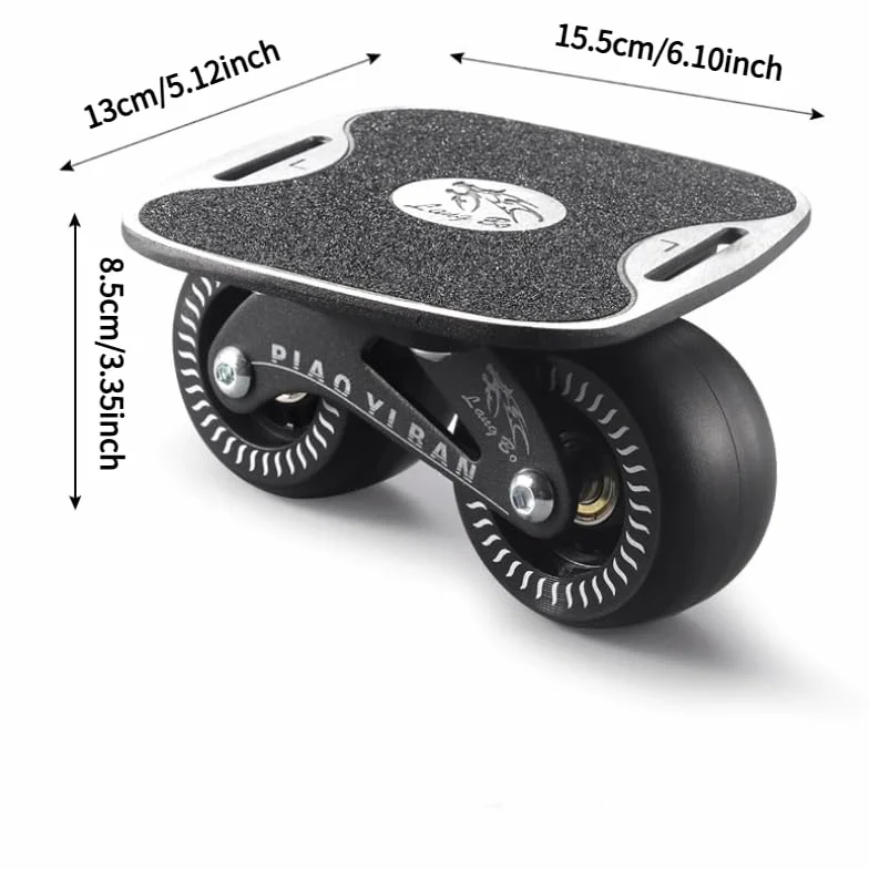 Przenośne rolki Freeline Drift Skates ze stopu aluminium z kołami PU o wysokim odbiciu