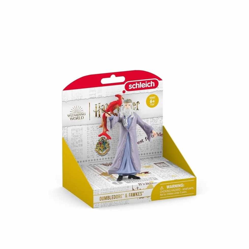schleich 42637 Dumbledore & Feniks, od 6 lat, WIZARDING WORLD - figurka, 11 x 4 x 12 cm