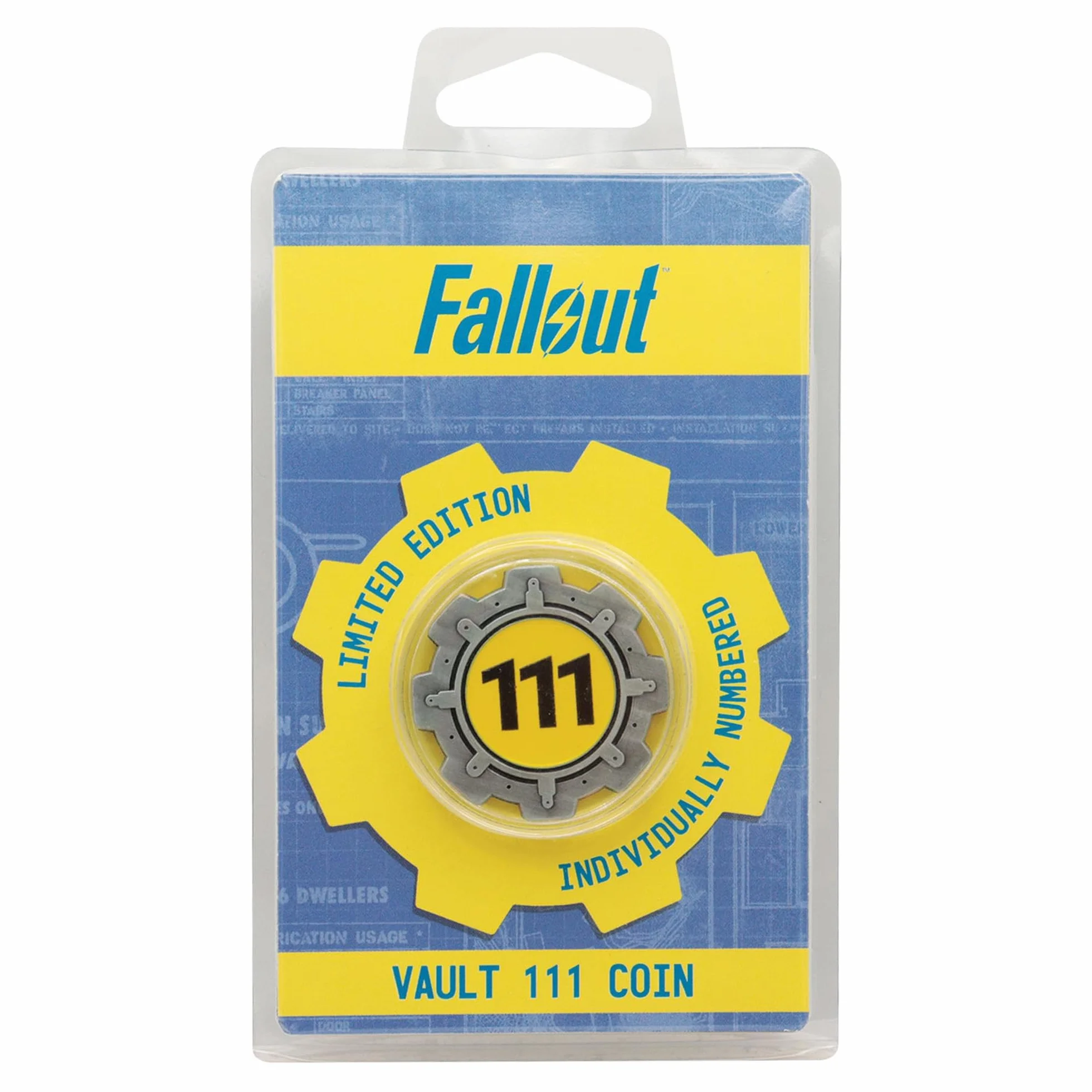 Fallout - edycja limitowana moneta - Vault 111 drzwi