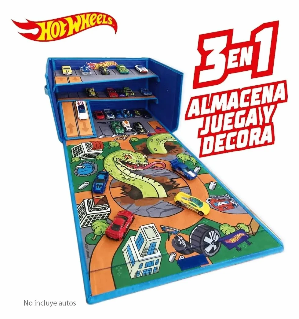 Hot Wheels Flex Cube playmat Garage Storage