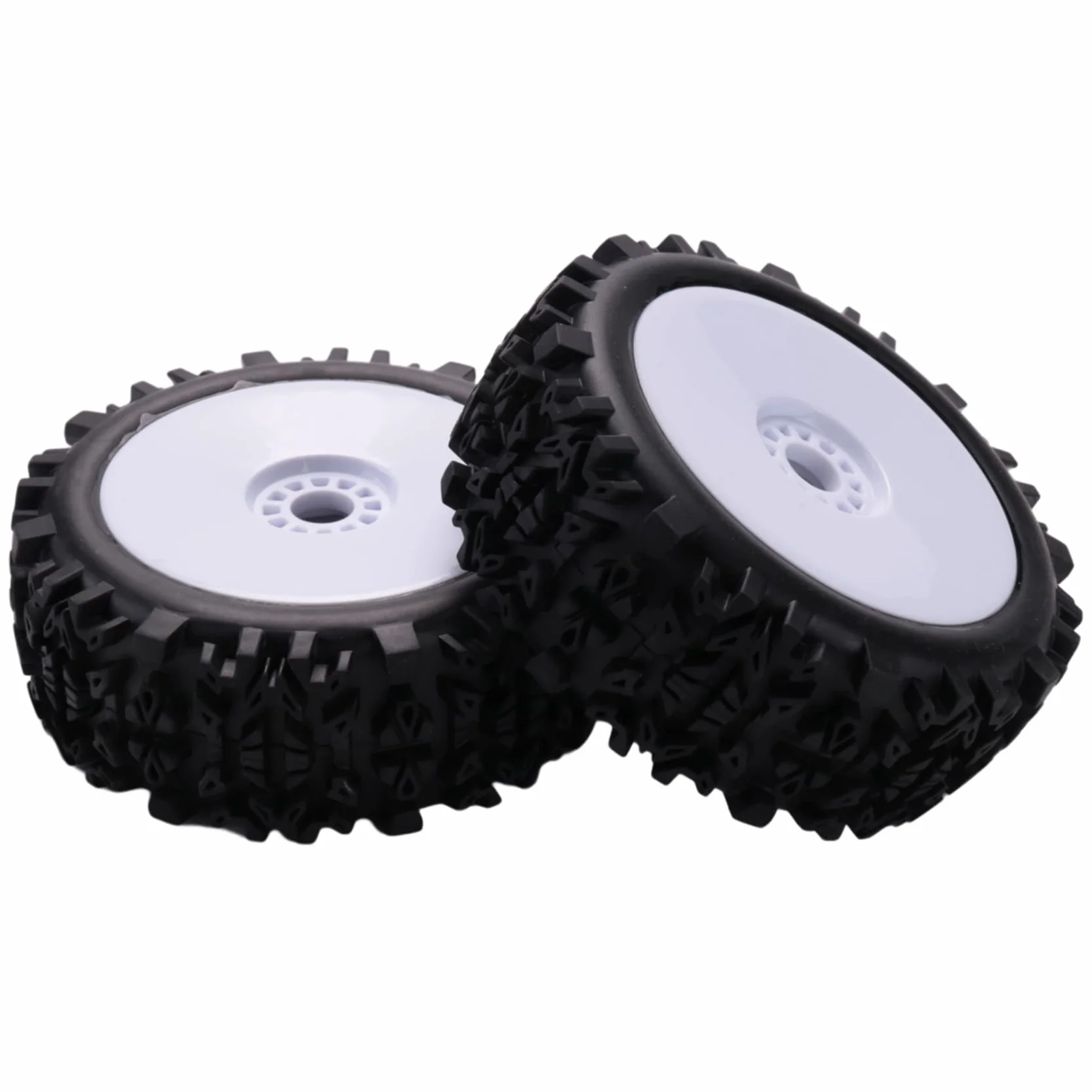 4 x 17 mm piasty koła felga i opony głębokie zęby do 1/8 Offroad RC Team Hobao