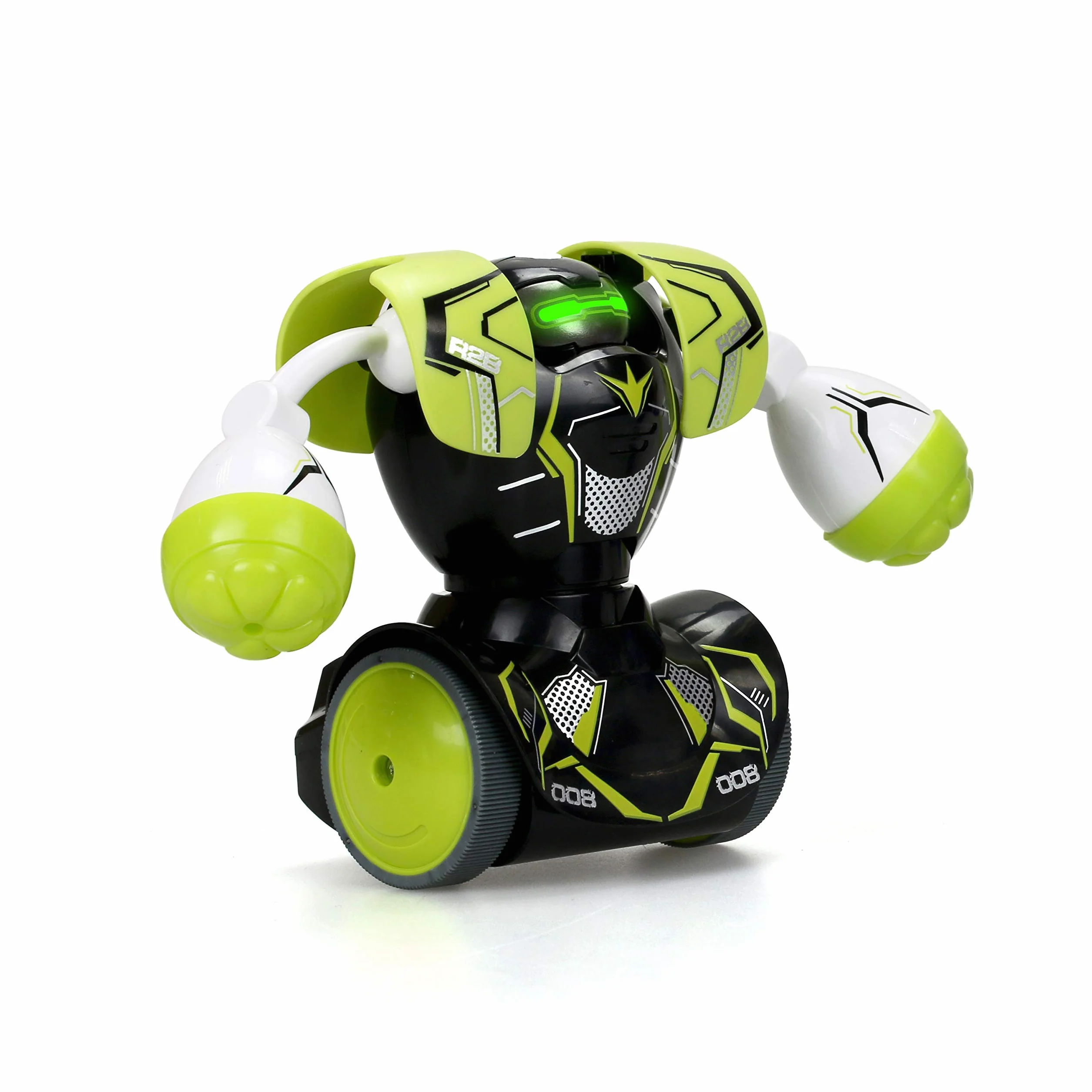 YCOO Zestaw 2 robotów Kombat Boxeur Pilot zdalnego sterowania 14 cm, Naprzód i uderz przeciwnika, Zabawka z efektami dźwiękowymi i świetlnymi, Od 5 lat
