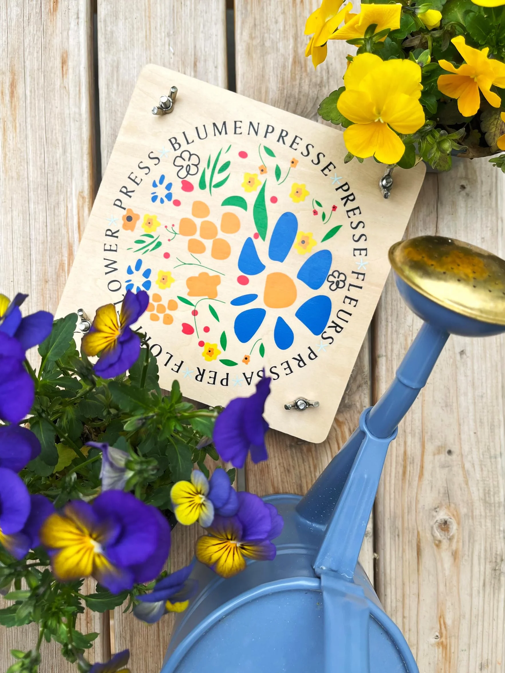 Blumenpresse