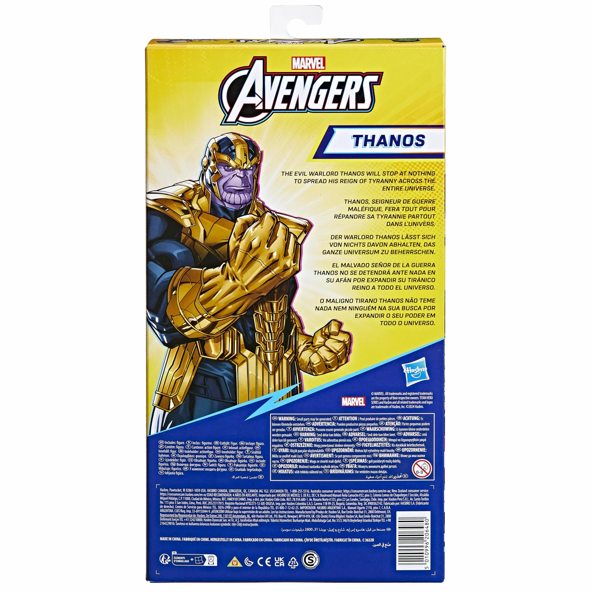 Marvel Avengers Titan Hero Blast Gear Deluxe Figurka Thanosa 30 cm