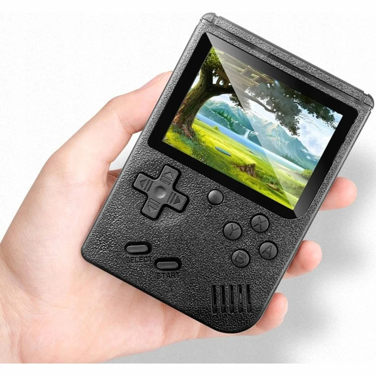 Mini Konsola Retro Przenośna 400 Gier z Padem i Wyjściem TV – Konsola do Gier z Ekranem 3", Wbudowane Gry Retro, Konsolka dla Dzieci i Dorosłych, Prezent