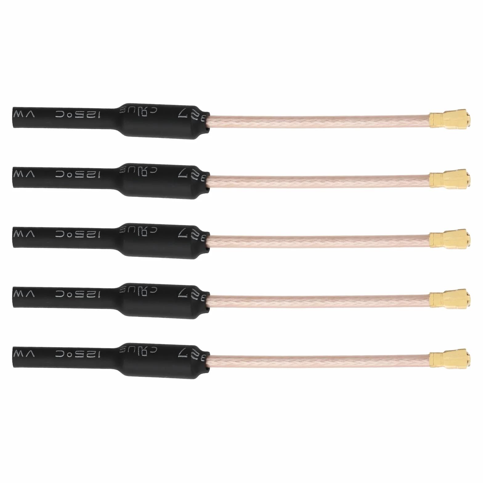 5 szt. RC FPV wielokierunkowa antena mosiężna 5,8G 3DB 65 mm RG178 kabel do UAV RC