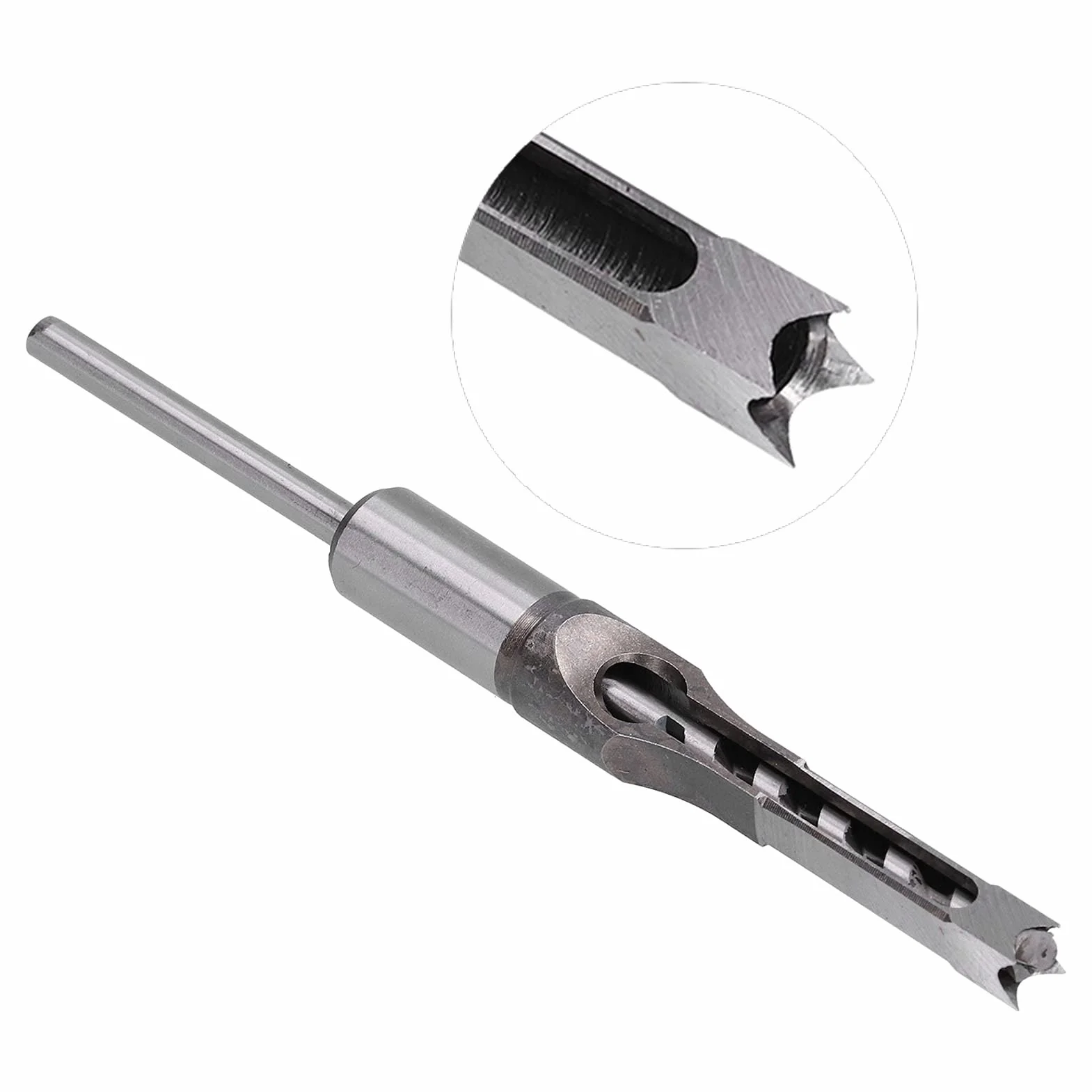 Frez do otworów, kwadratowy frez ze stali szybkotnącej i stabilne zestawy do drewna, trwała obróbka drewna, bity do drewna (16 mm)