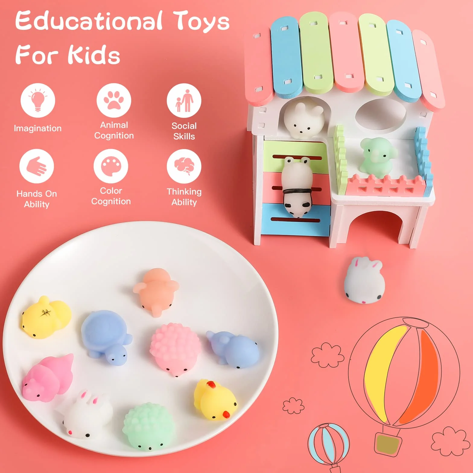Squishy Toys Squeeze 50 sztuk zabawka na imprezę dla dzieci pisanka wielkanocna