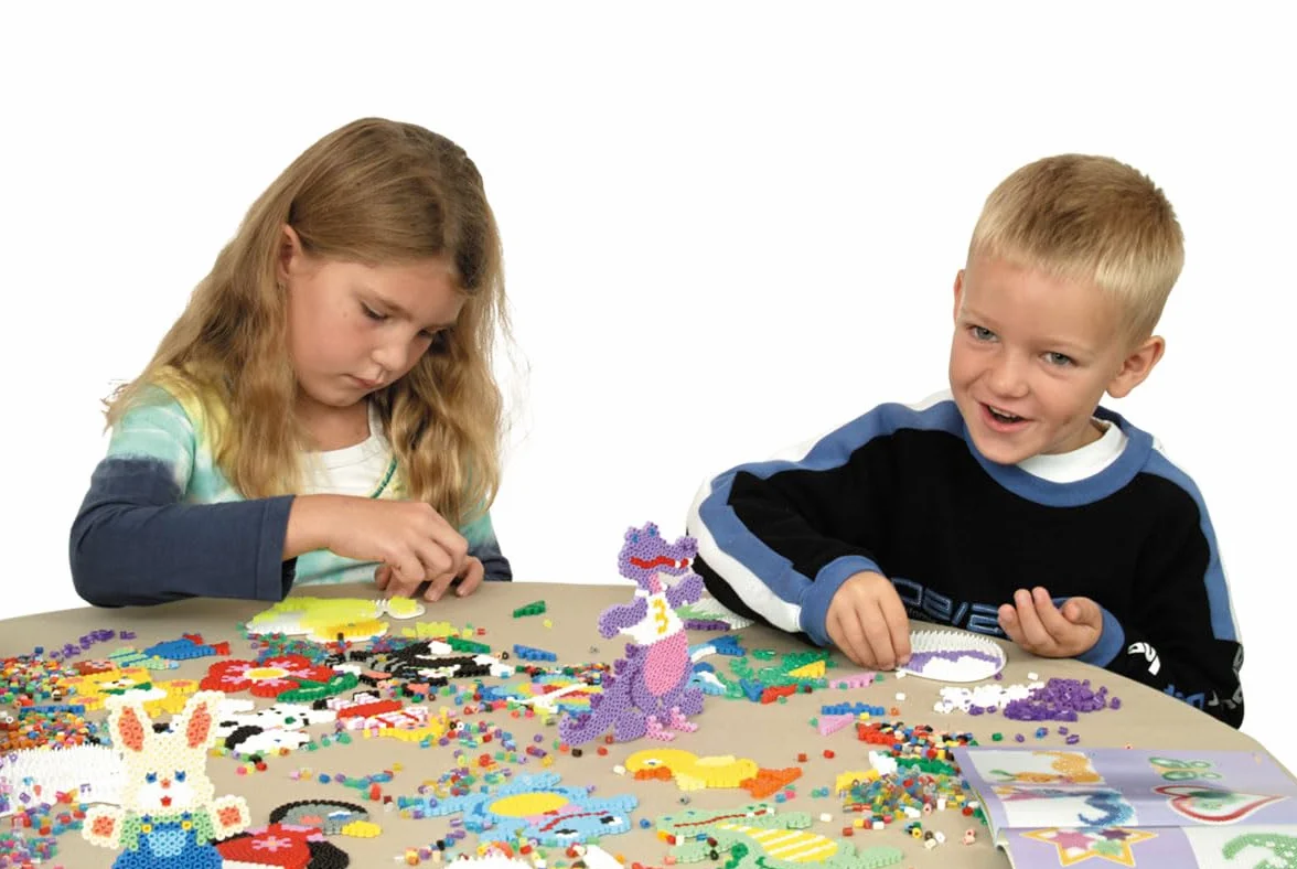 Hama Perlen 205-67 woreczek z ok. 6000 kolorowych koralików midi o srednicy 5 mm w jednolitym kolorze, kreatywna zabawa dla mlodszych i starszych.
