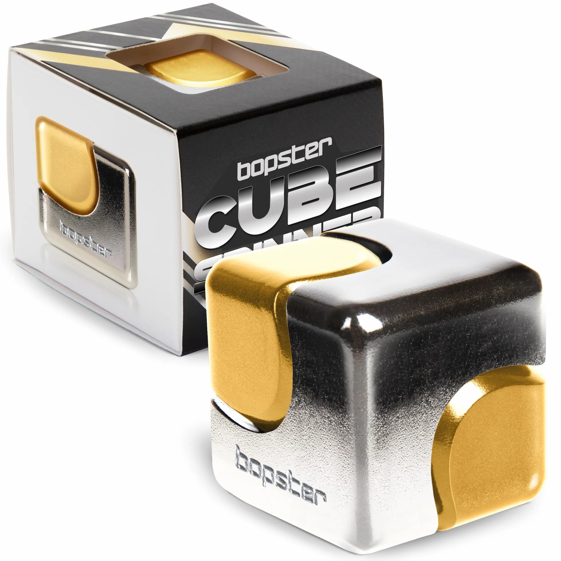 Metal Fidget Spinner Antystresowy Zabawka Sensoryczna dla Dorosłych i Dzieci Srebrny Złoty