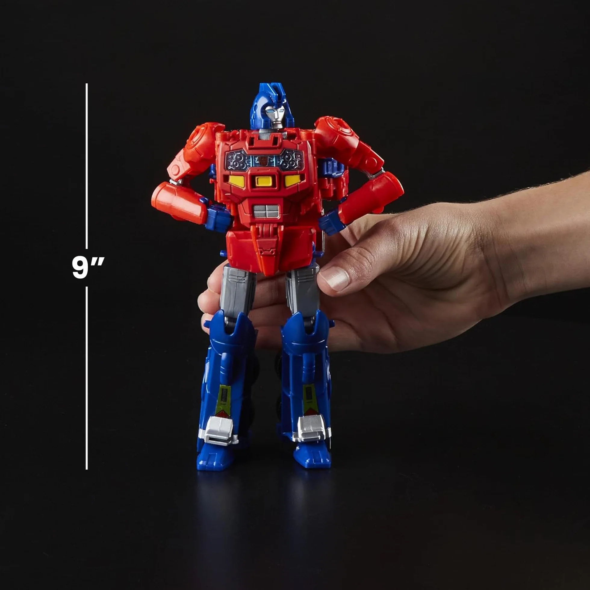 Transformers E1147 LEADER OPTIMUS PRIME figurka akcji, czerwona, niebieska, 23 cm
