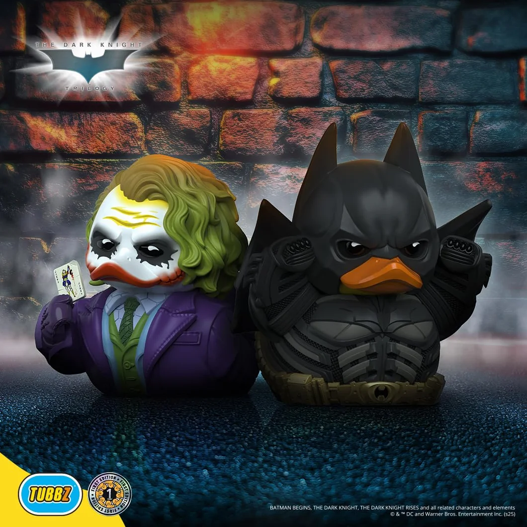 TUBBZ Edycja pudełkowa Batman Mroczny rycerz gumowa kaczka winylowa figurka