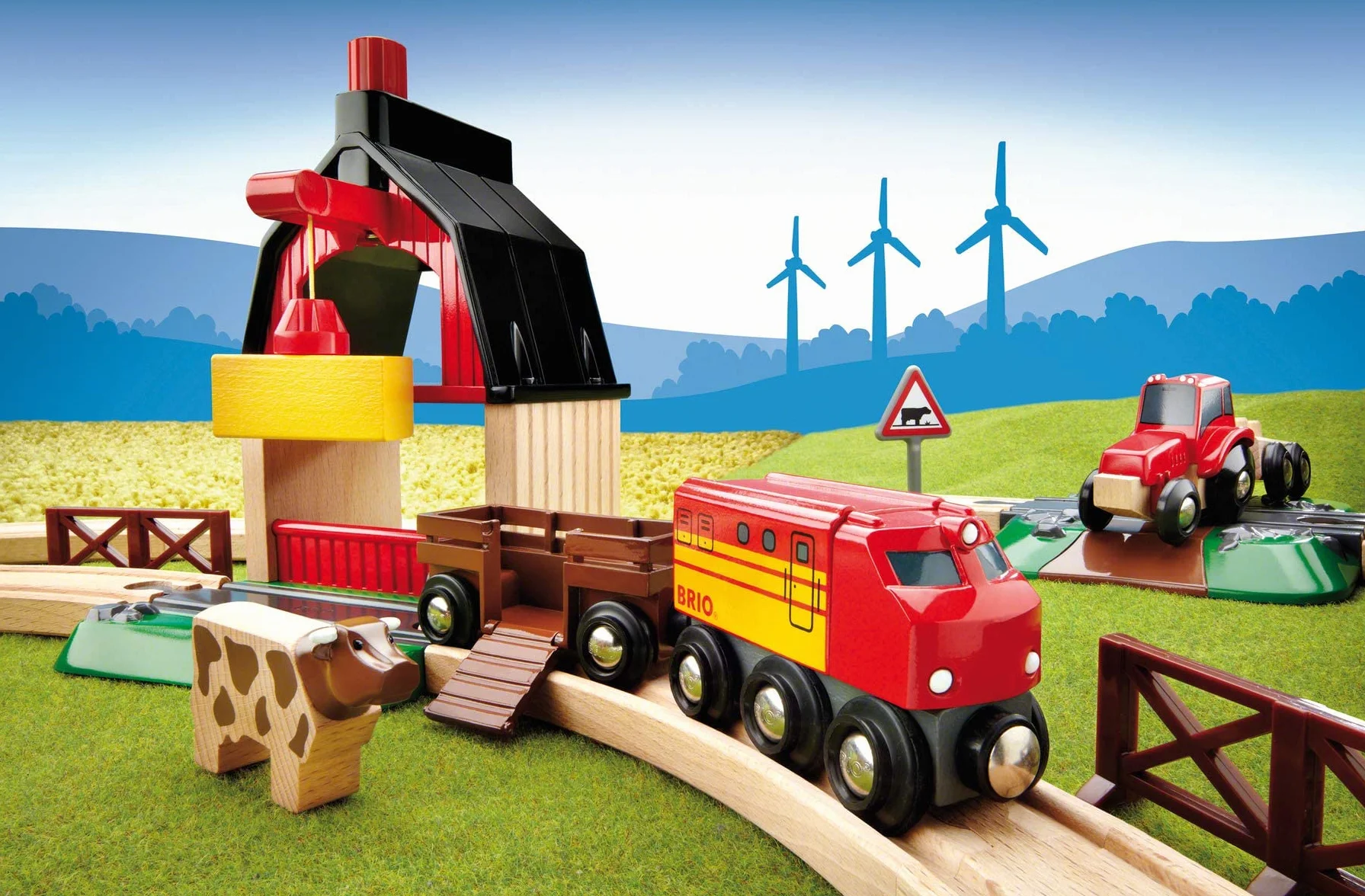 Brio 63371900 Farma (63371900) Bezpieczna Zabawka Dla Dzieci Powyżej 3 Lat