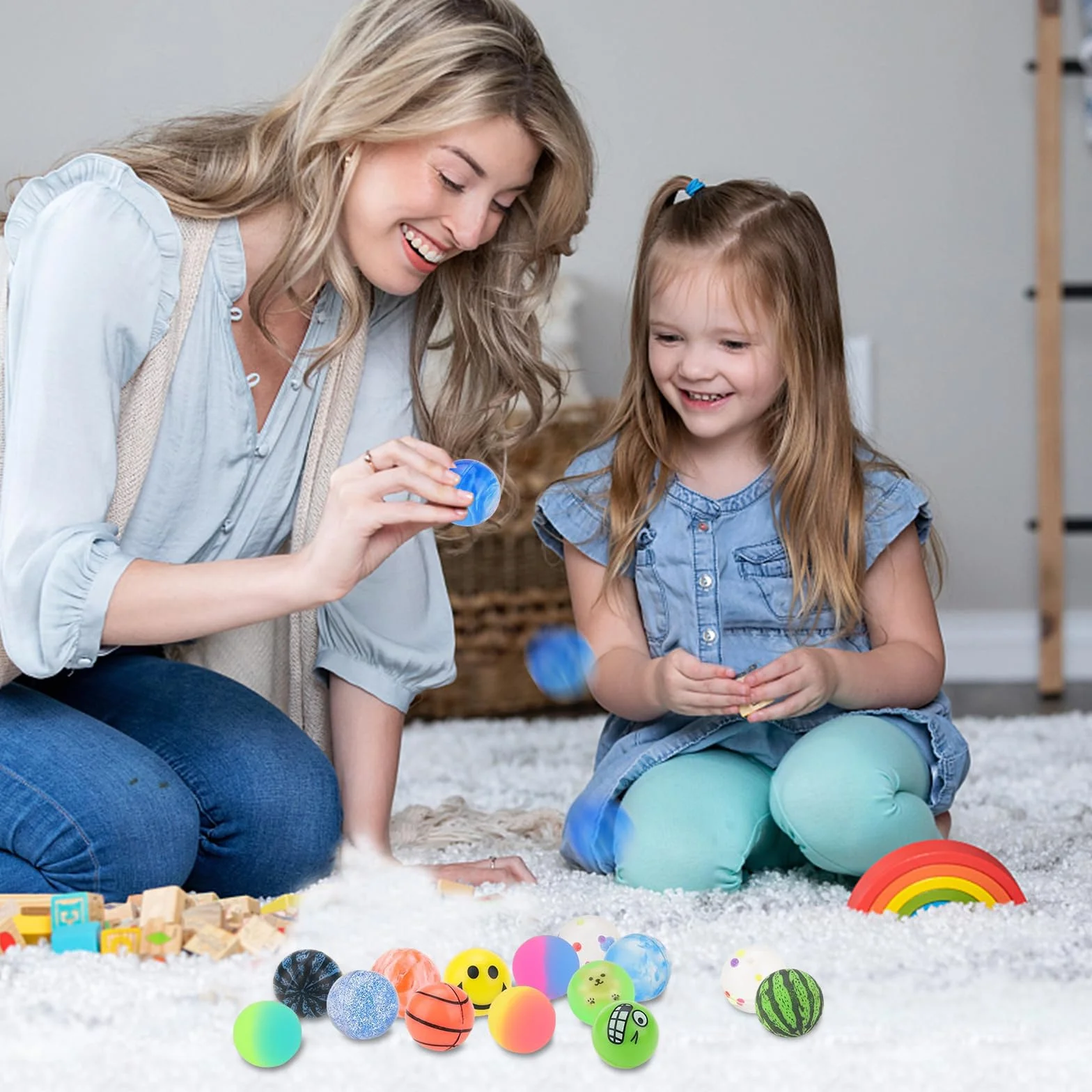 Flummis 5 mm Gumowe Piłki dla Dzieci Mała Gumowa Piłka Wypełnienie Pinata