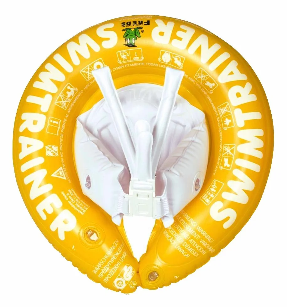 Swim Academy Freds 10330 Koło, Żółty/Szary, 40 cm