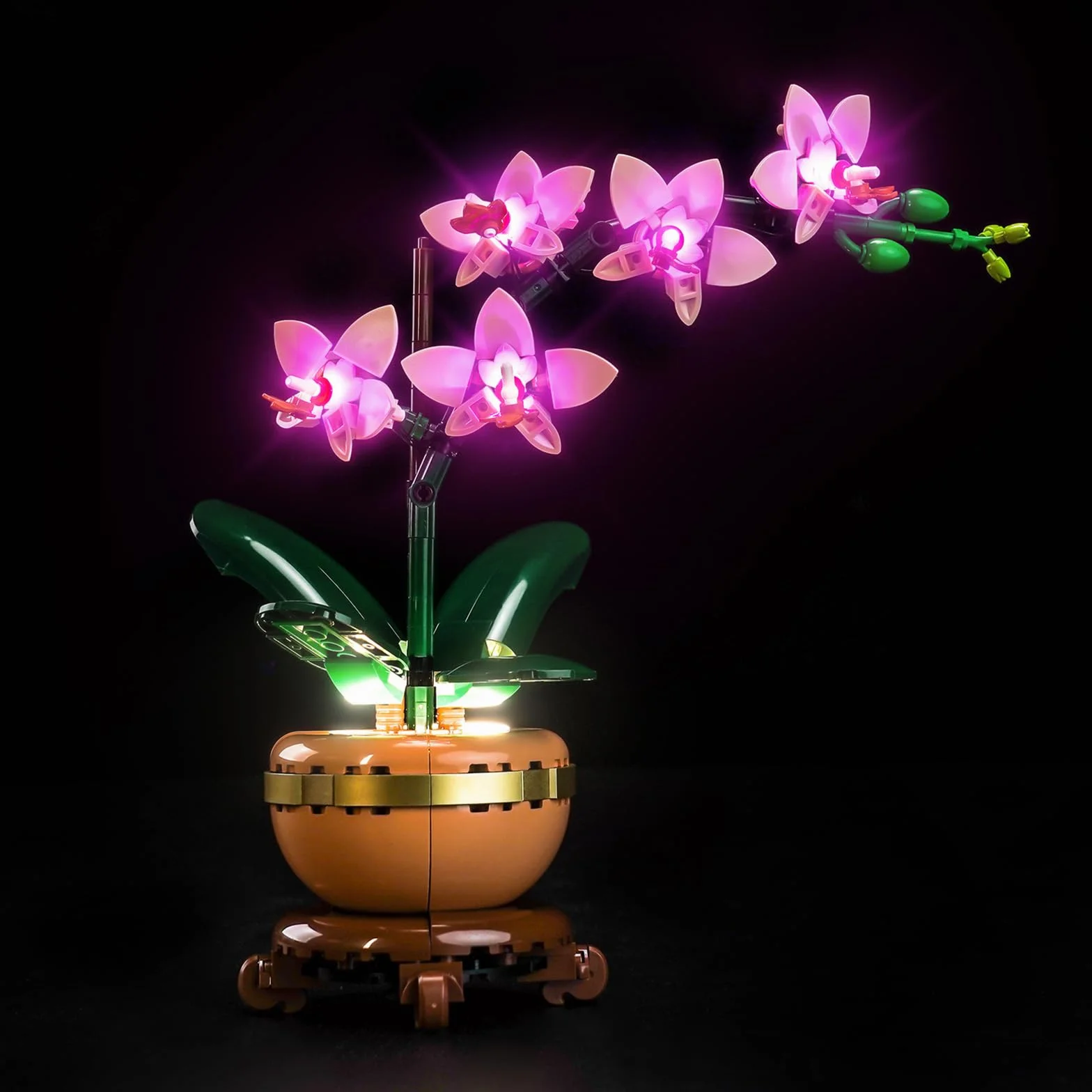 BrickBling Zestaw oświetleniowy LED kompatybilny z Lego 10343 Mini Orchid