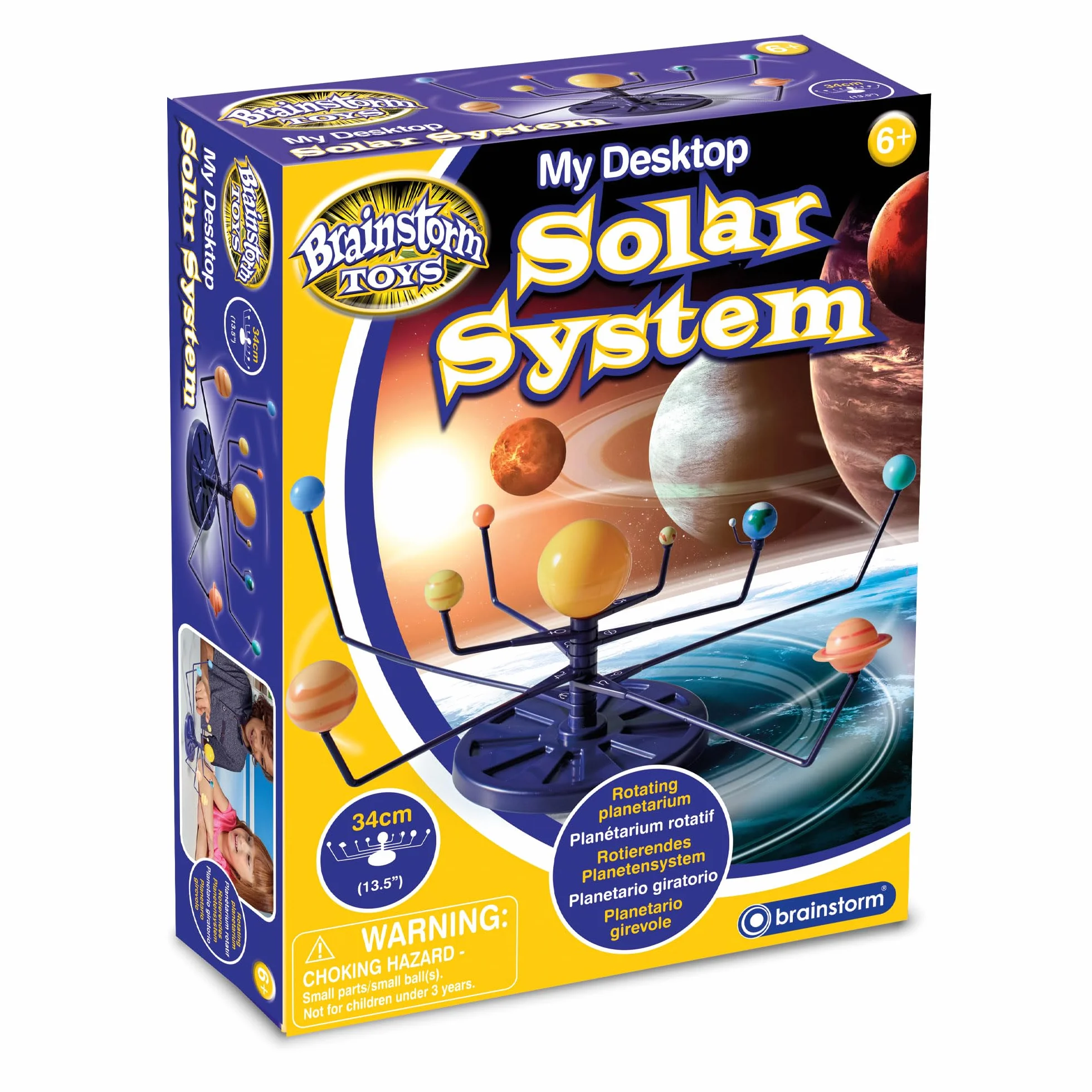 Brainstorm Toys E2052 Desktop Solar System, Multicolor