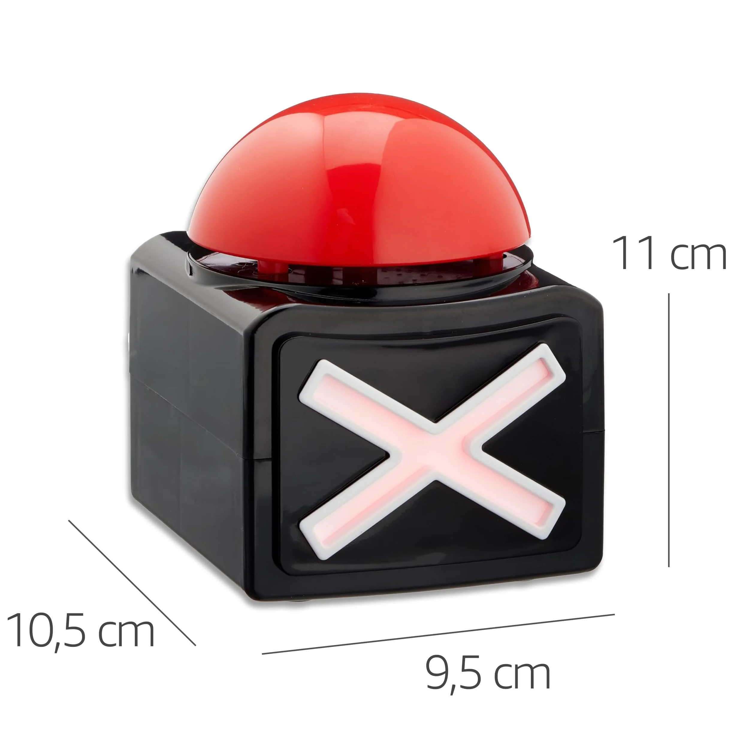Buzzer z dzwiekiem i oswietleniem LED - zabawa na imprezie dla calej rodziny - idealny na wieczory przy grach, pokazy i swieta.