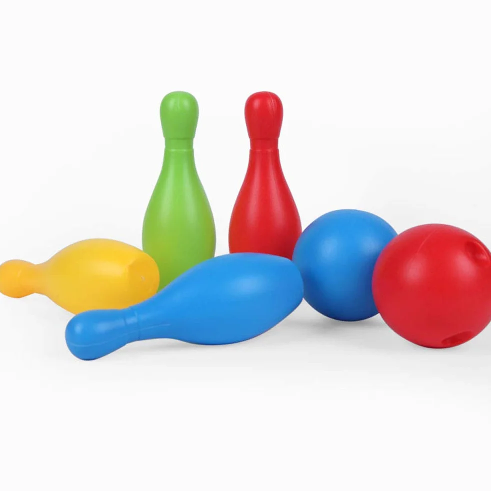 Gry w kręgle 10 sztuk kryty gra w kręgle na zewnątrz śmieszne plastikowe zabawki edukacyjne rodzinne gry sportowe dla wieków 2 3 4 5 6 lat małe dzieci chłopcy dziewczyny