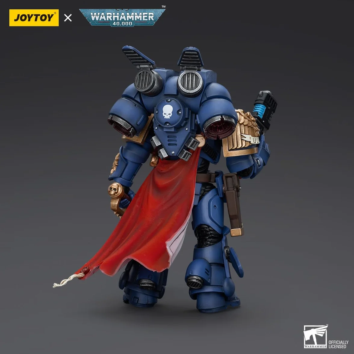 TOYVERSE JOYTOY 1/18 Figurka akcji Warhammer 40,000, kapitan ultramaryny z pakietem skokowym, model postaci ruchomych stawów, od 15 lat