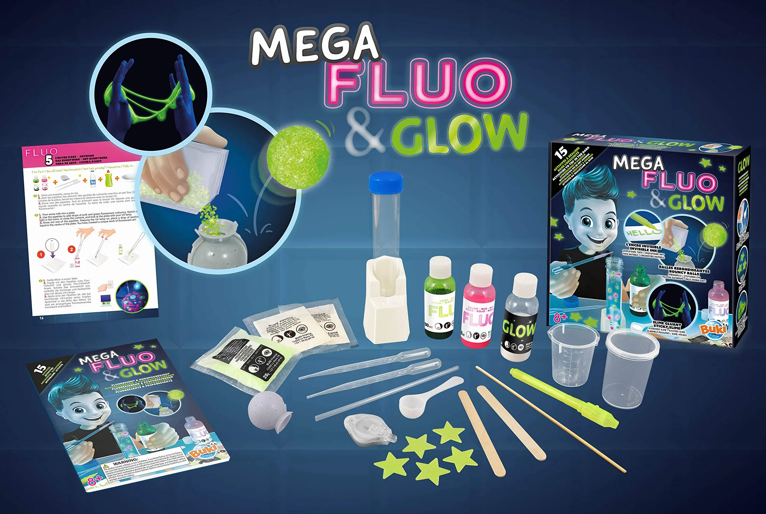 BUKI France 2162 Mega Glow & Fluo