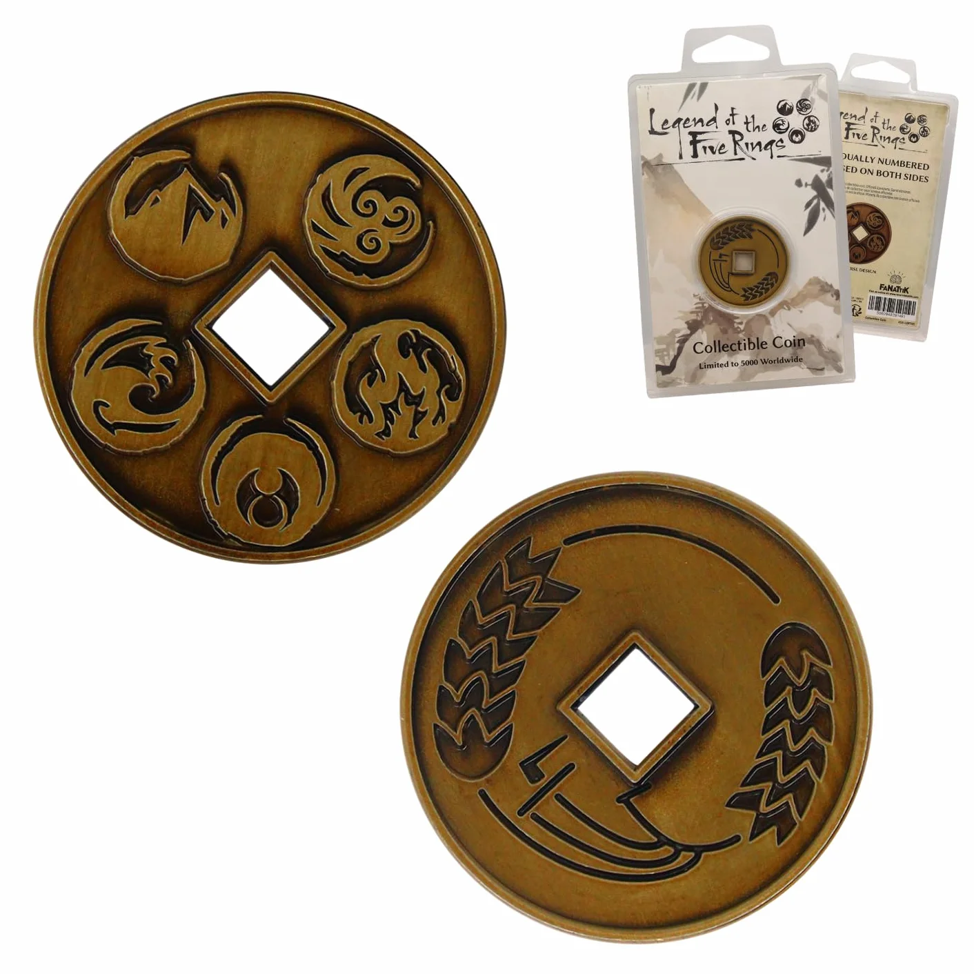 Legend of the Five Rings edycja limitowana moneta Koku