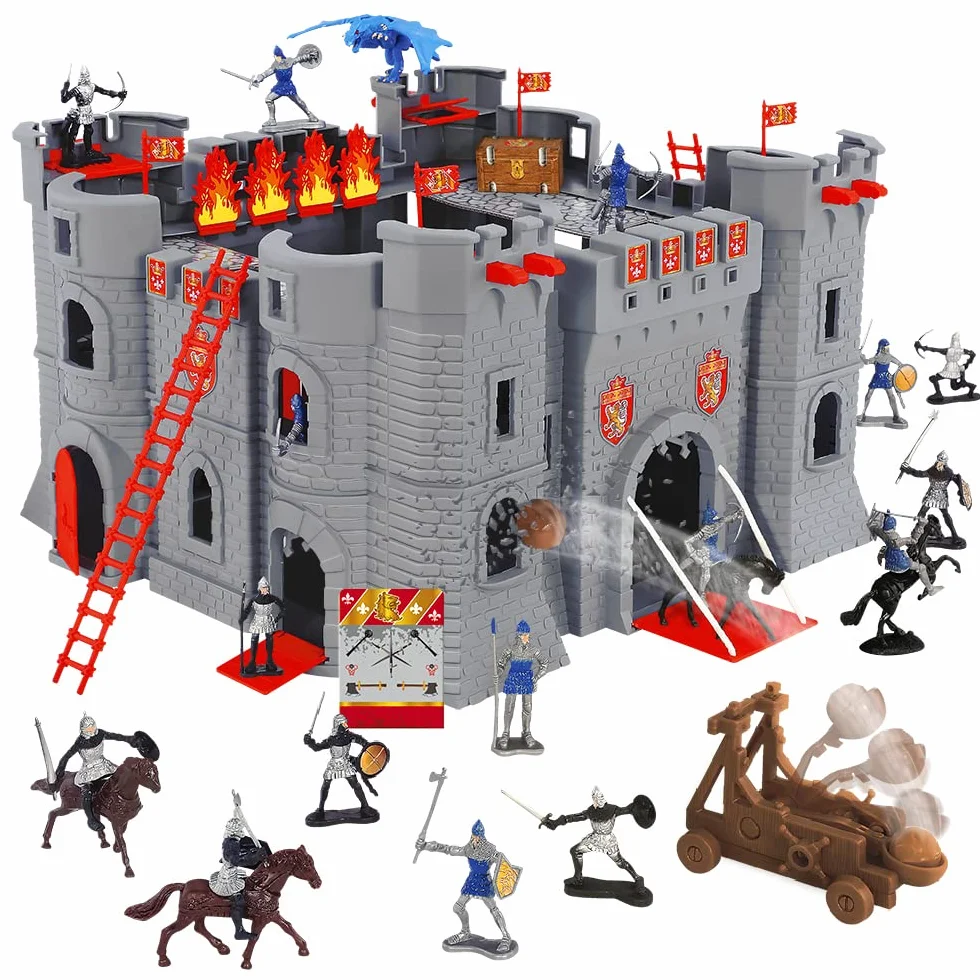 Starlux Château Noir Zestaw do Zabawy, Wielokolorowy, 40 x 40 x 24 cm