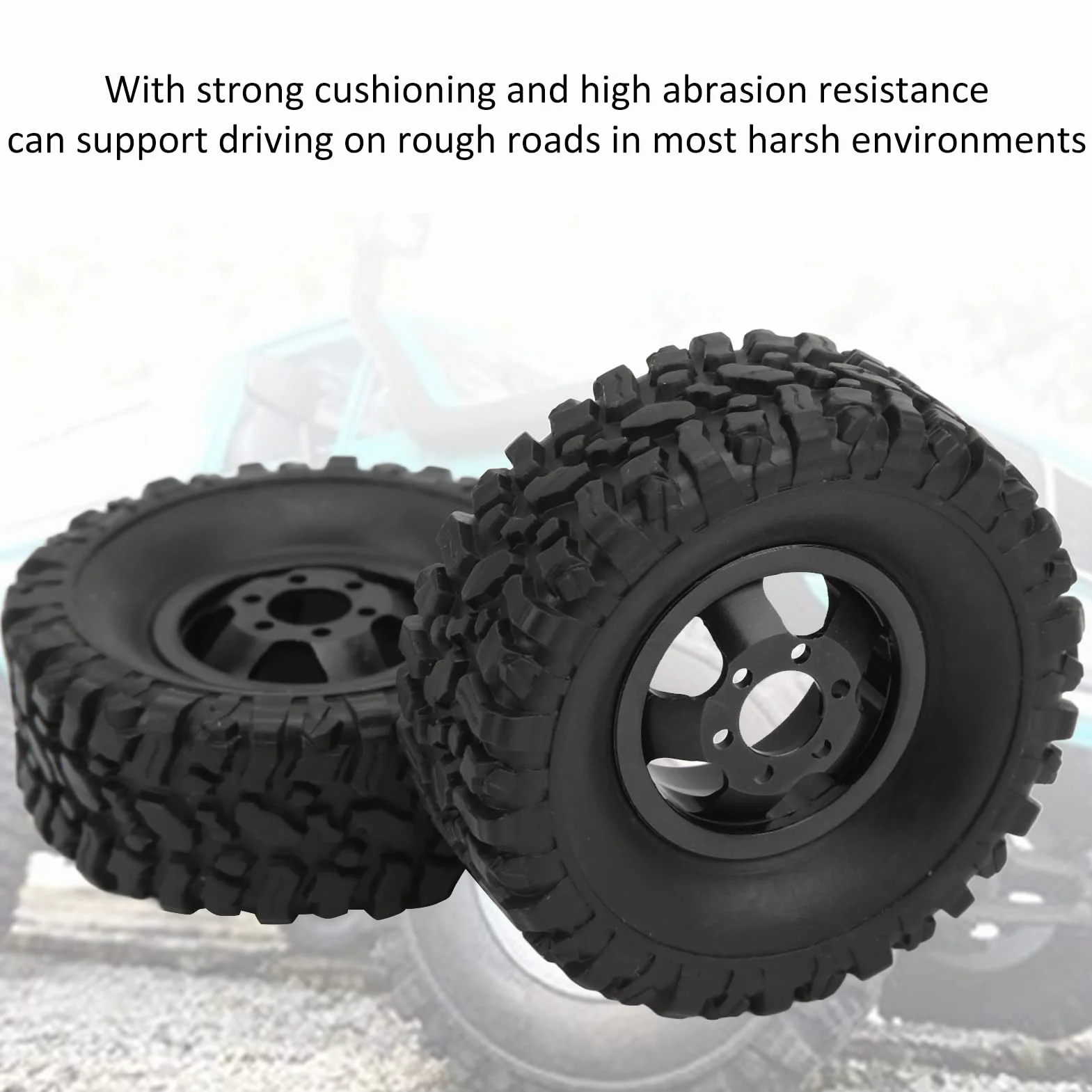 Gumowa opona ze stopu aluminium piasta koła do WPL C14 C24 B14 B24 B16 B36 1/16 RC Car Upgrade część czarna