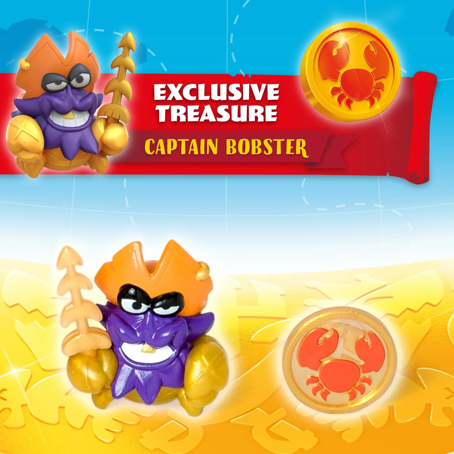 PIRATIX ADVENTURE WORLD Sea Crusher – Statek piracki w kształcie kraba. Zawiera 1 Statek Piratów, 1 ekskluzywny Piratix, 1 Ekskluzywny Skarb, 1 Akcesoria, 1 lufa i 1 pocisk