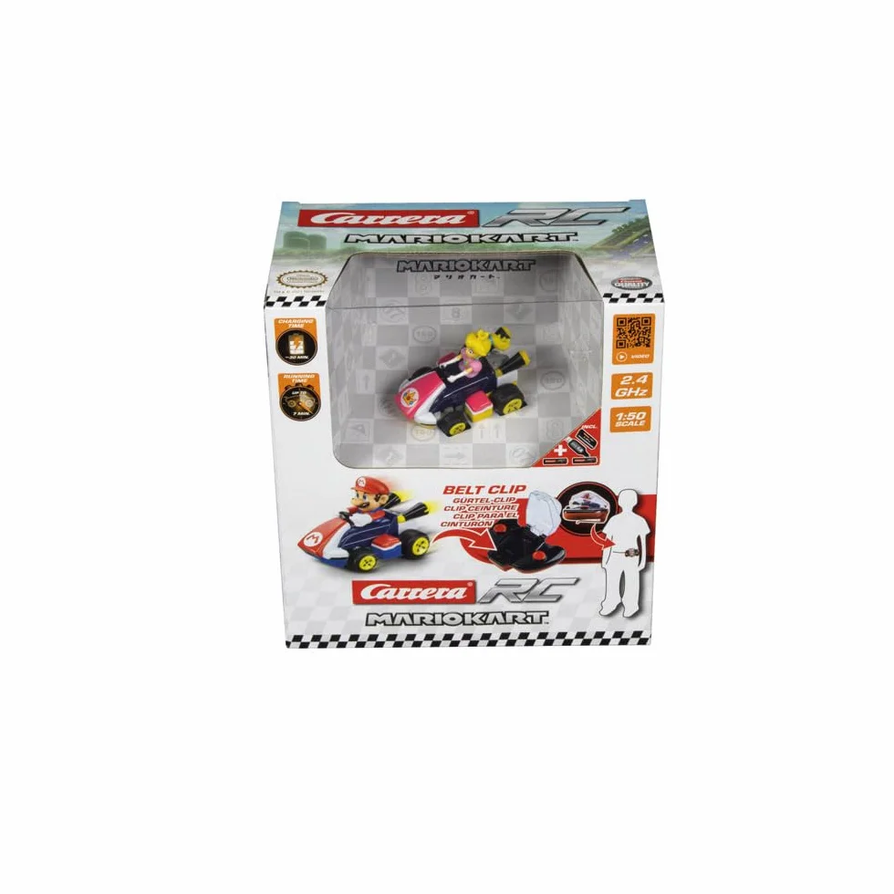 Carrera 370430006P zdalnie sterowana wyścigówka Carrera Mario Kart Księżniczki Muchomorki unikalna oryginalna licencja natychmiastowa przyjemność z jazdy autentyczność Mario Kart