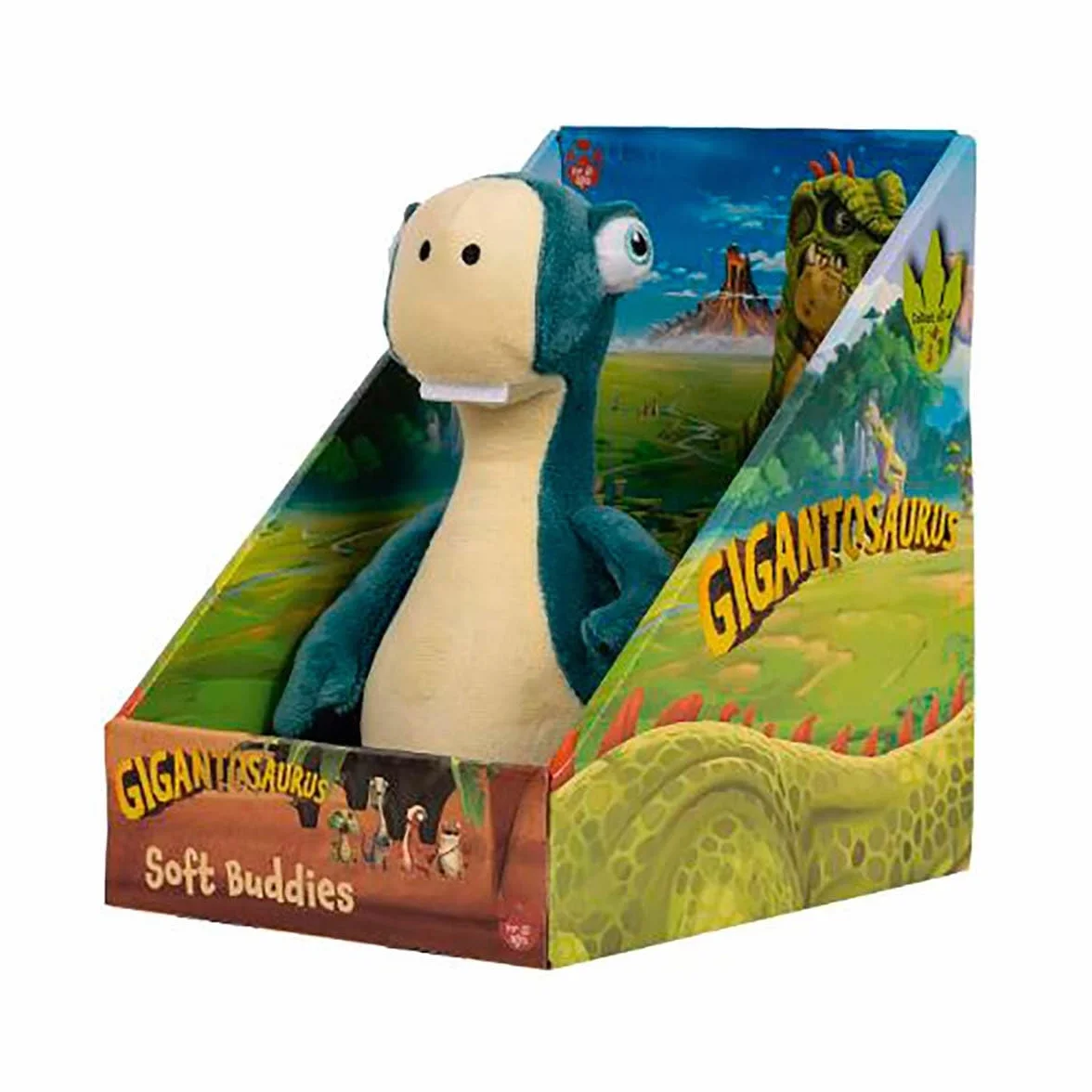 Gigantosaurus, Dinozaur, 25 cm pluszak, losowy model, zabawka dla dzieci od urodzenia, GIOCHI PREZIOSI, GGN04