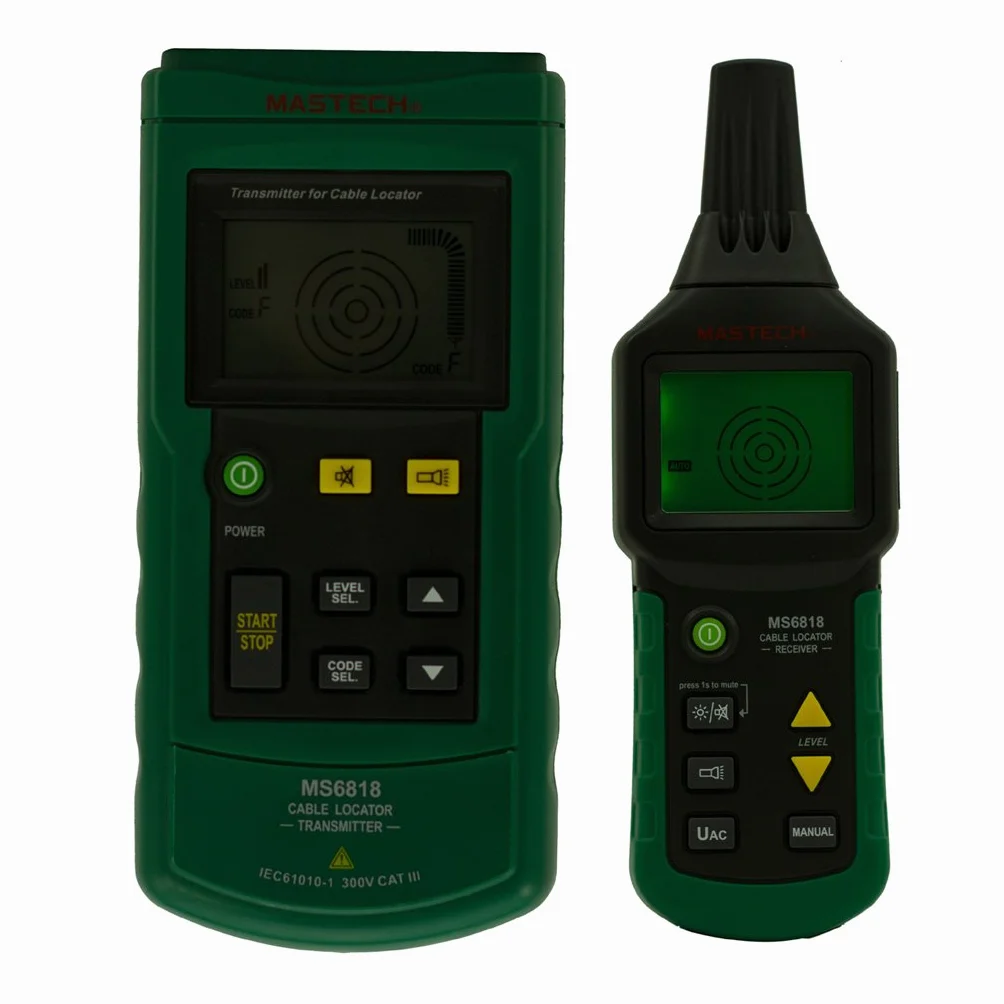 Mastech MS6818 przenośny profesjonalny cyfrowy detektor przewodów
