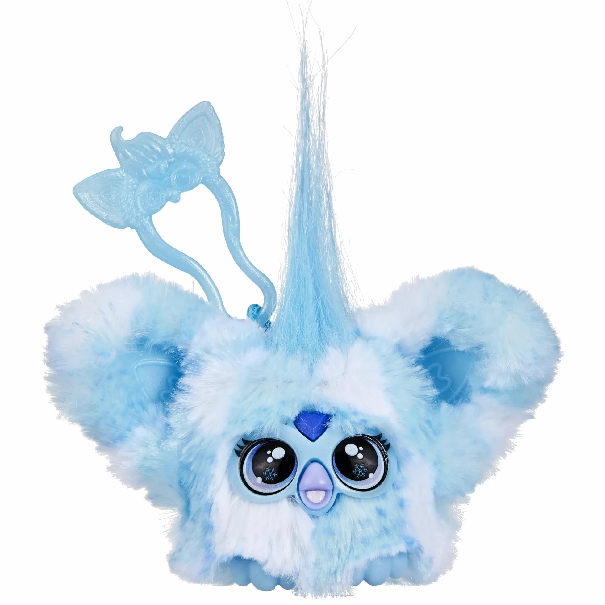 Furby Furblets SNO-Way Holiday Edition Mini Friend, ponad 45 dźwięków, świąteczna muzyka, gadanie tylko meble, elektroniczne pluszowe zabawki dla dziewcząt i chłopców, interaktywne zwierzaki,