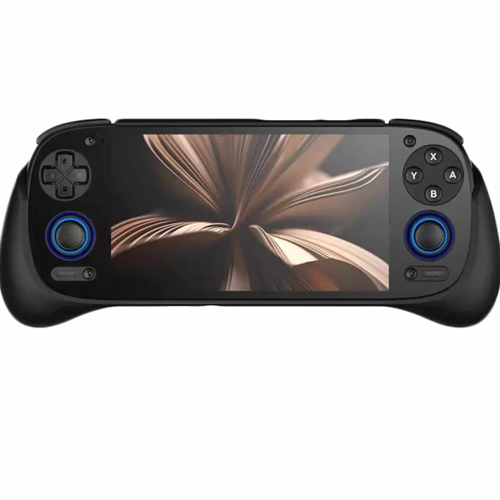 LiLiTok Etui ochronne do Retroid Pocket 5 Grip Case, etui w stylu retroid grip, etui ochronne TPU miękkie Shell, uchwyt RP5, akcesoria do konsoli gier (czarny)