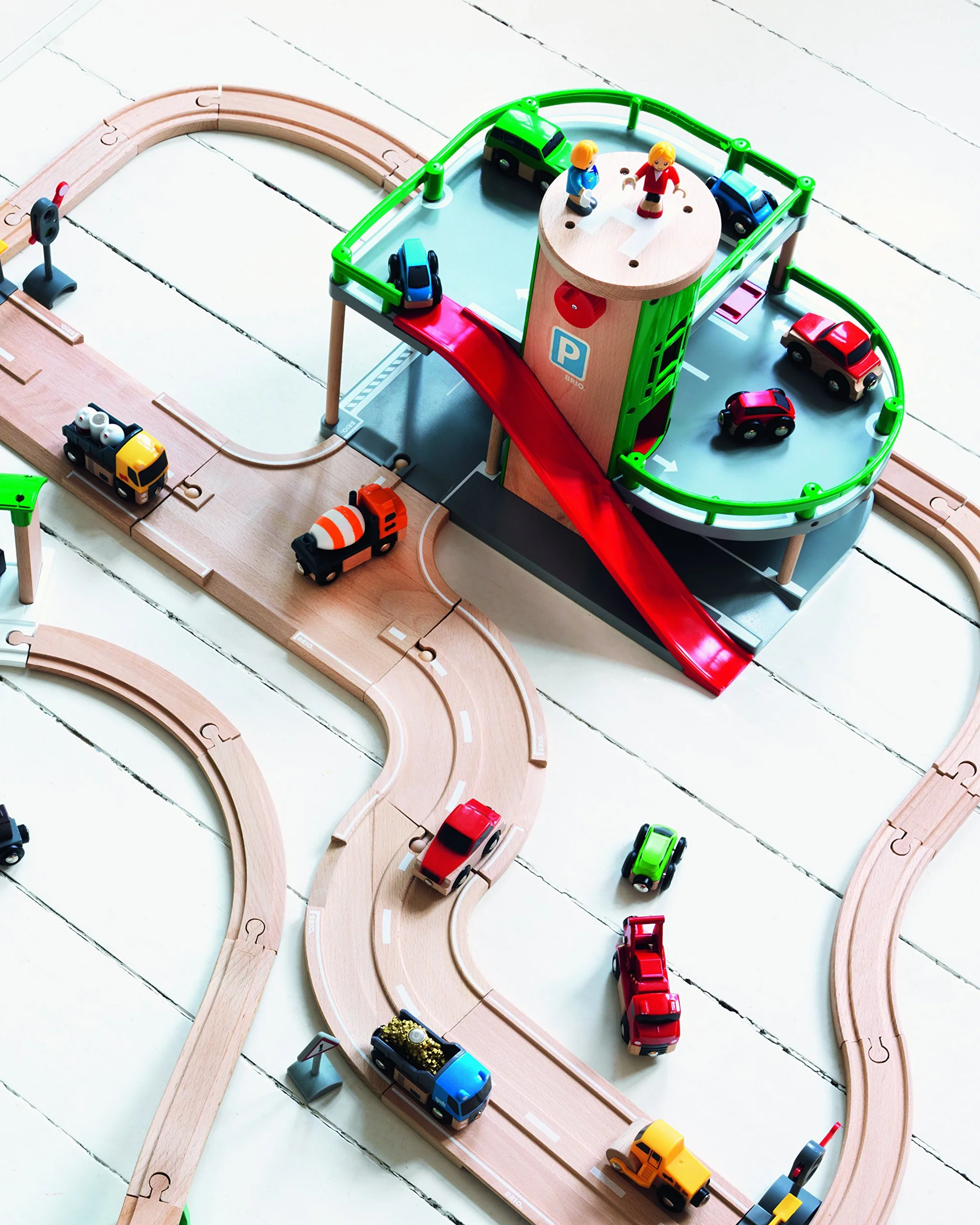 BRIO Parking 63320400 Bezpieczna zabawka dla dzieci powyżej 3 lat