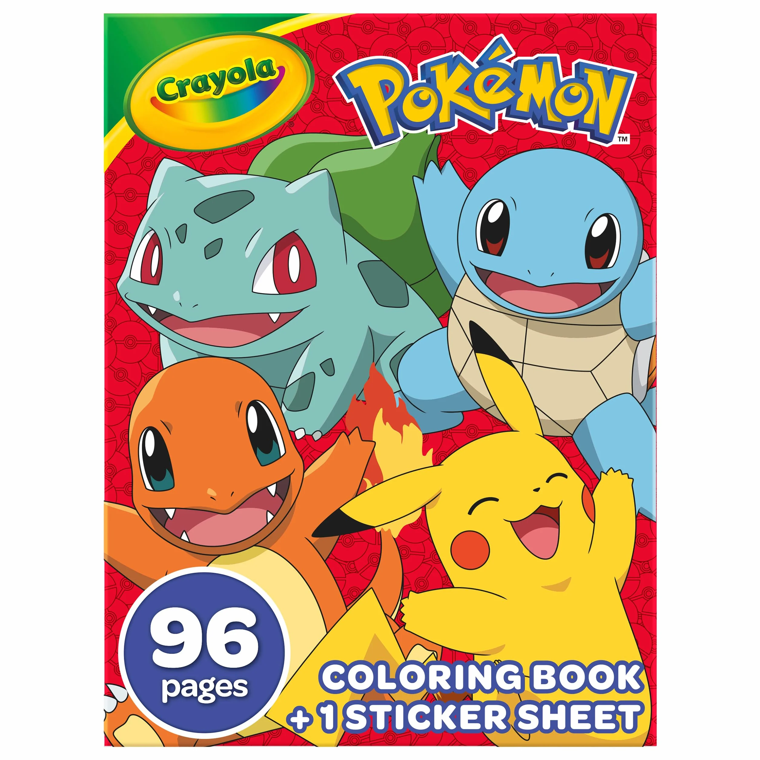 Crayola Coloring Book-Pokemon, 96 Pages 42732