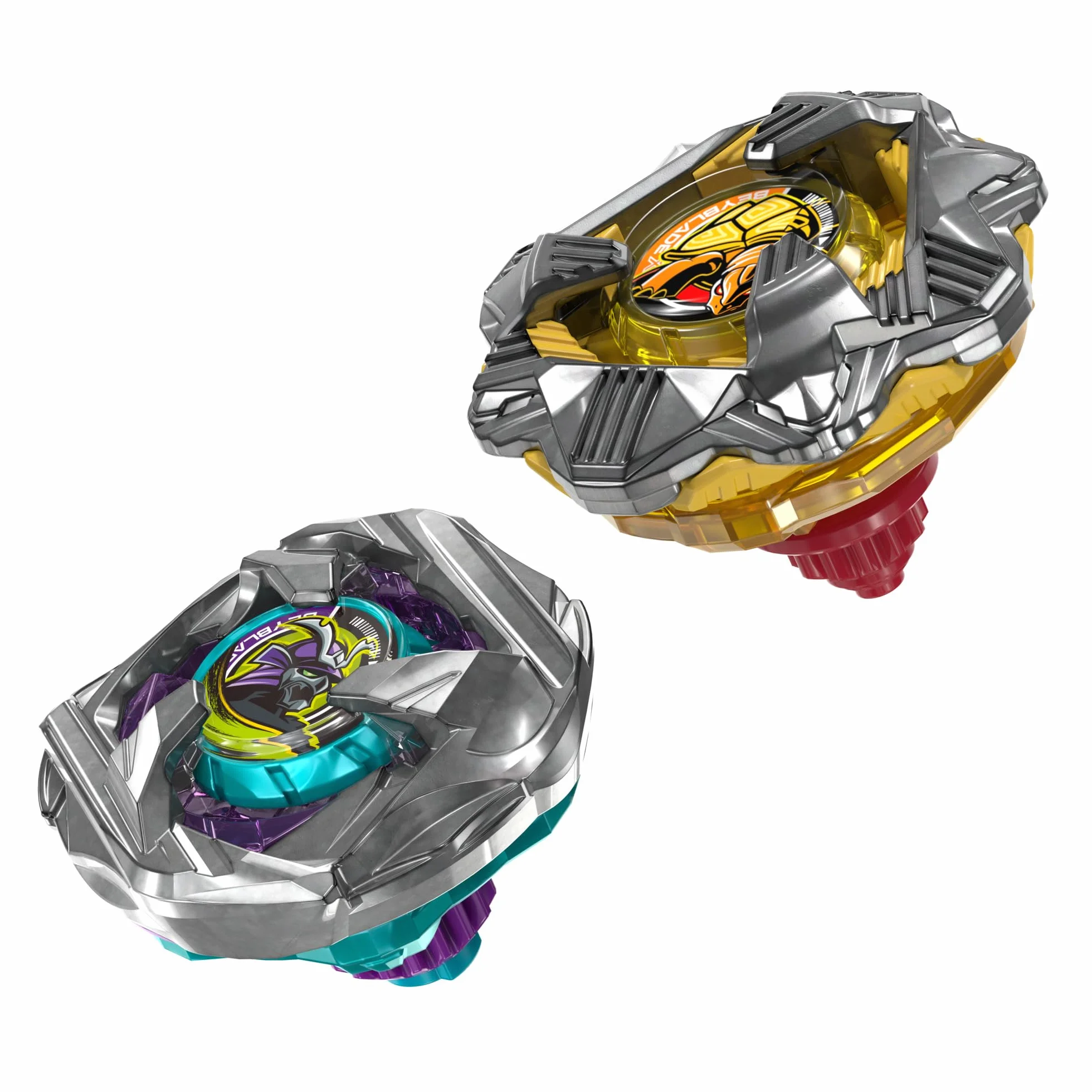 Dwupak bączków Beyblade X Calibur Samurai 6-70M BX i Obsidian Shell 3-85S BX