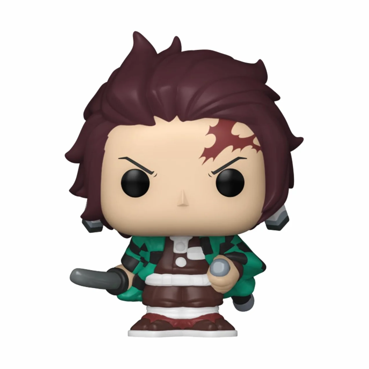 Funko Bitty POP! Demon Slayer- Tanjiro - 4 sztuki - 0,9 cala (2,2 cm) do kolekcjonowania - półka na wyświetlacz z możliwością układania w stos - pomysł na prezent - na torebki imprezowe - nakładka na