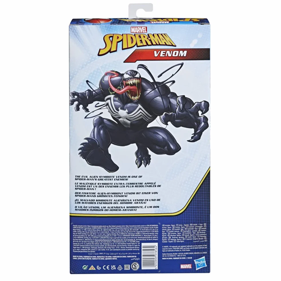Hasbro Marvel Spider-Man Titan Hero Series Deluxe Venom zabawka 30 cm, figurka dla dzieci w wieku od 4 lat