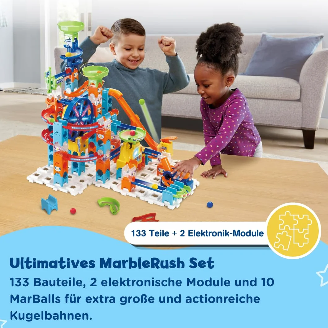 Vtech Marble Rush Ultimate Tor Kulkowy, Wielokolorowy, 4-12 lat