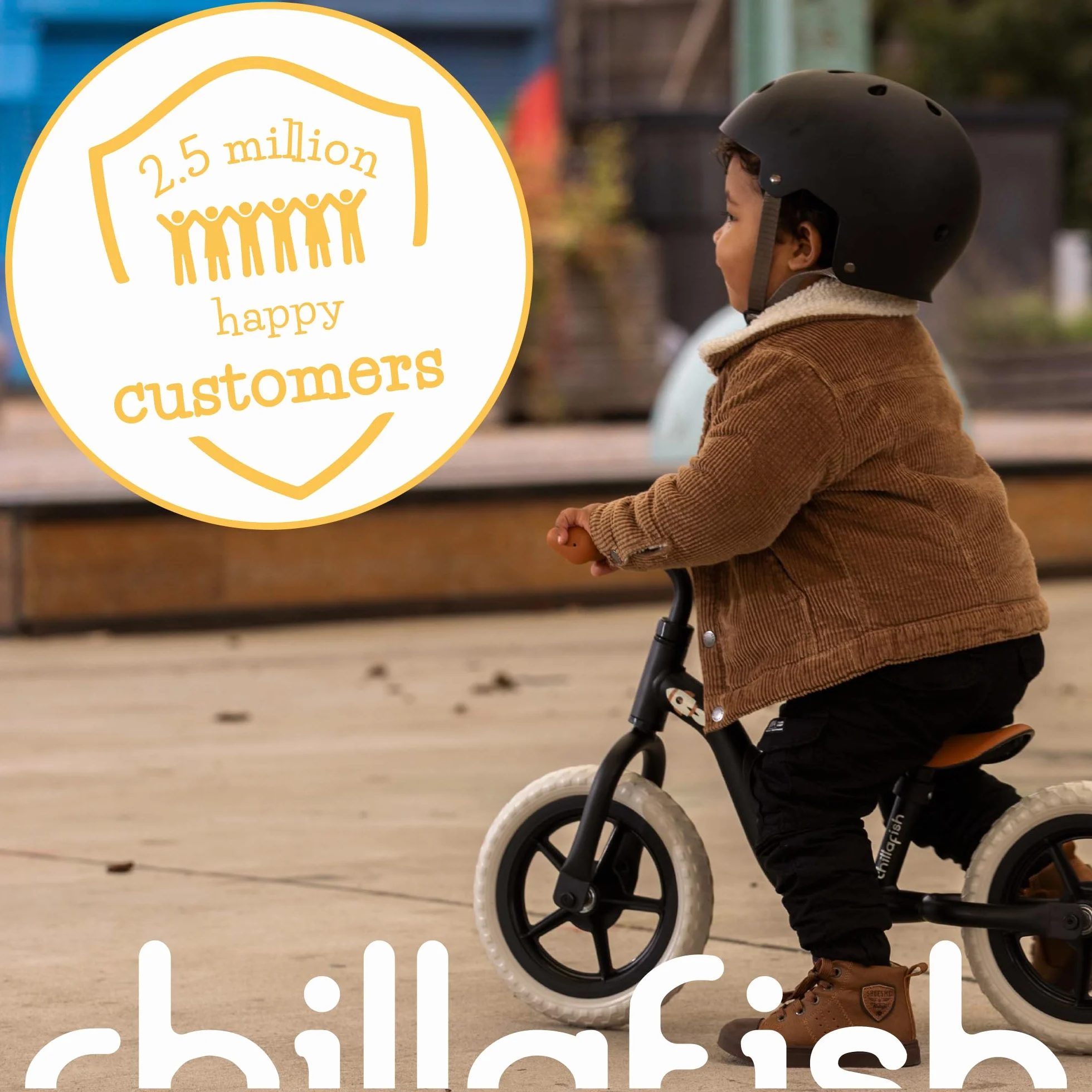 Chillafish Charlie rower biegowy, z oponami 10 cali lub 12", ze świecącymi kółkami lub innymi akcesoriami