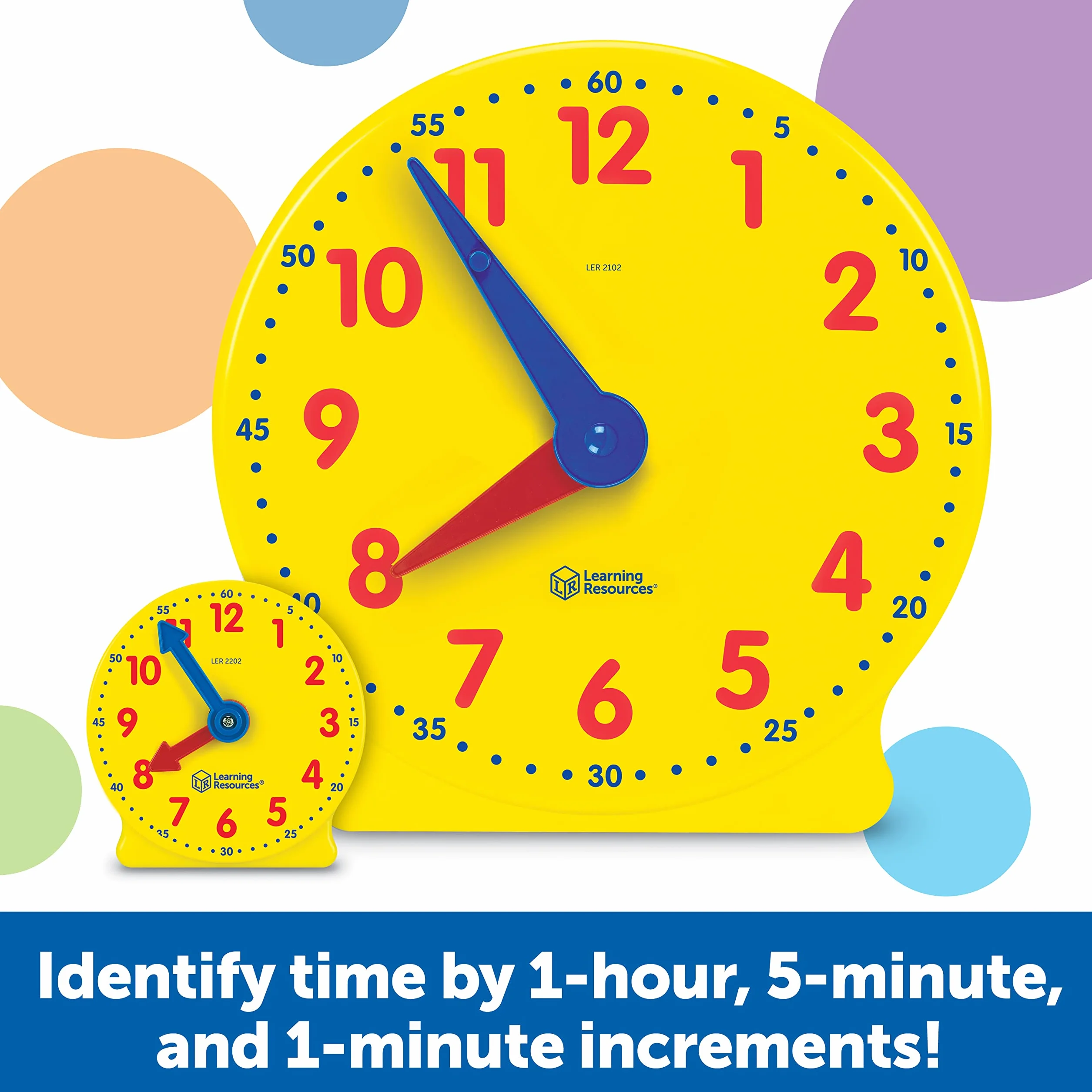 Learning Resources Big Time Klasa Zegar 25-Kawałek Zestaw