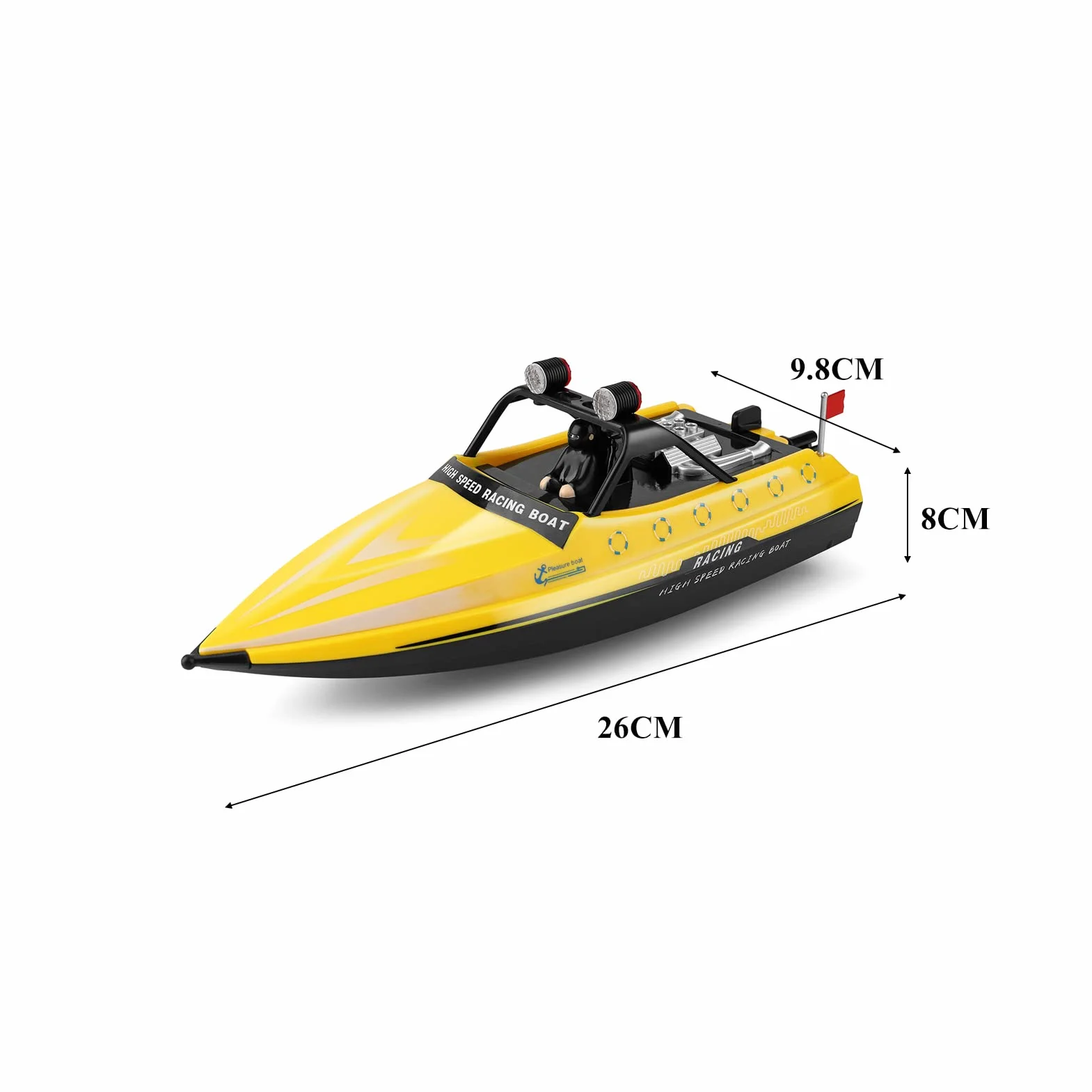 WLtoys WL917 RC Boot 2,4 GHz, pilot zdalnego sterowania, łódka RC, 16 km/h, zabawka na prezent dla dzieci, dorosłych, chłopców, torba do przechowywania
