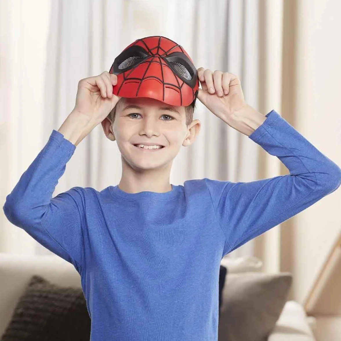 Maska superbohatera Spider-Mana z uniwersum Marvela