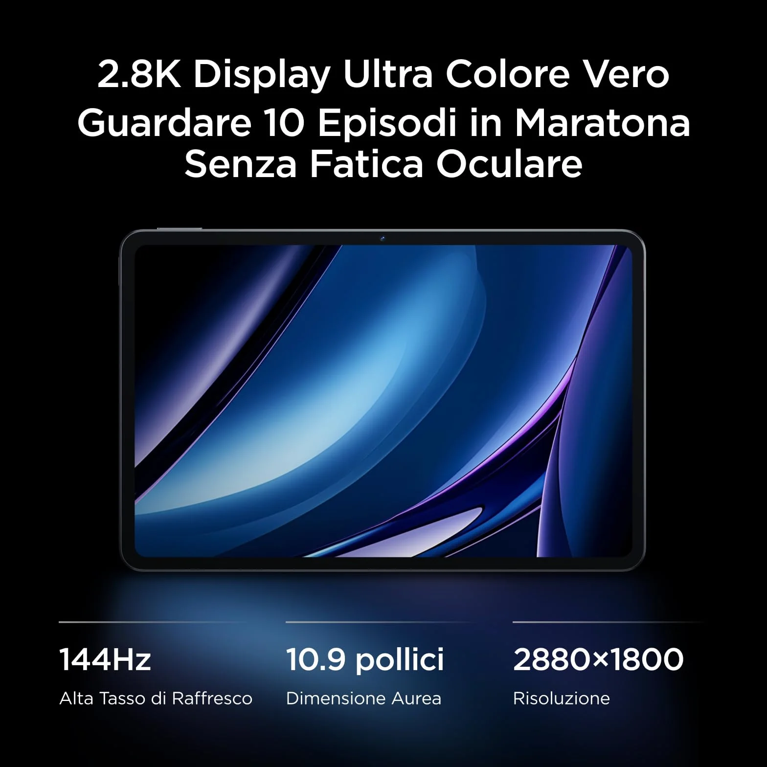 Nubia Pad Pro czarny 12 GB RAM 256 GB WiFi - wersja międzynarodowa