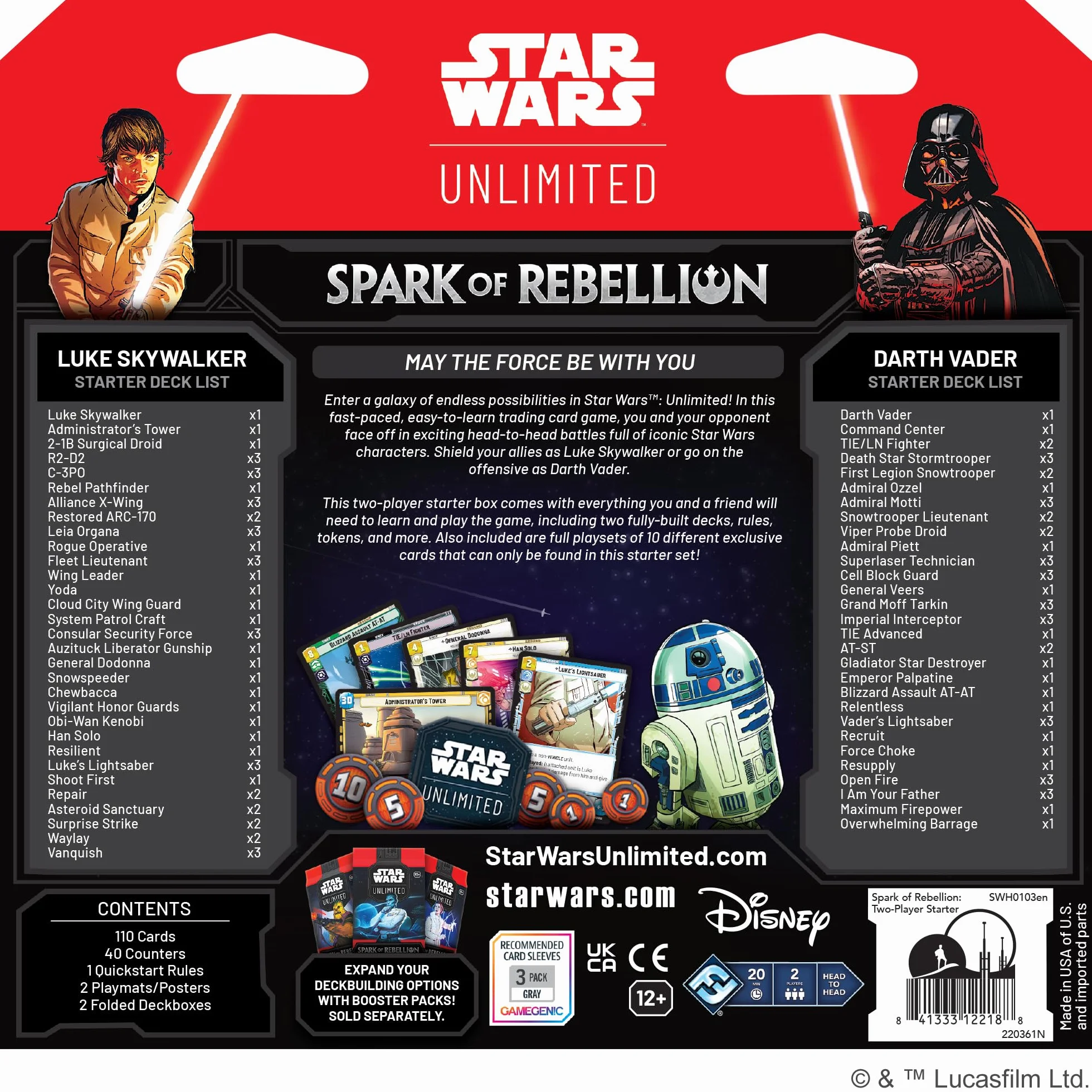 Fantasy Flight Games | SW: Unlimited - Spark of Rebellion - Starter